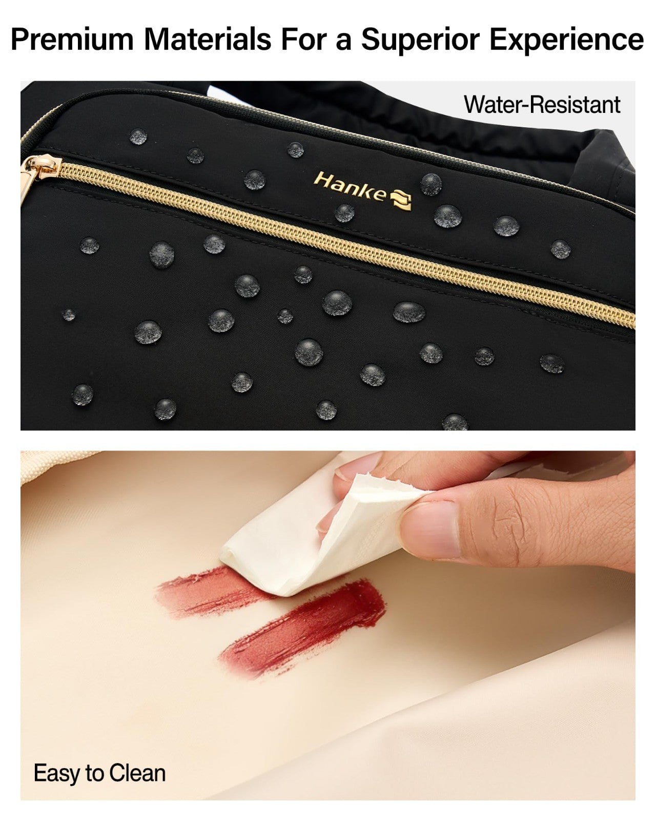 Portable Hanging Travel Toiletry Bag for Women | Leak-Proof, Water Resistant, Ea6