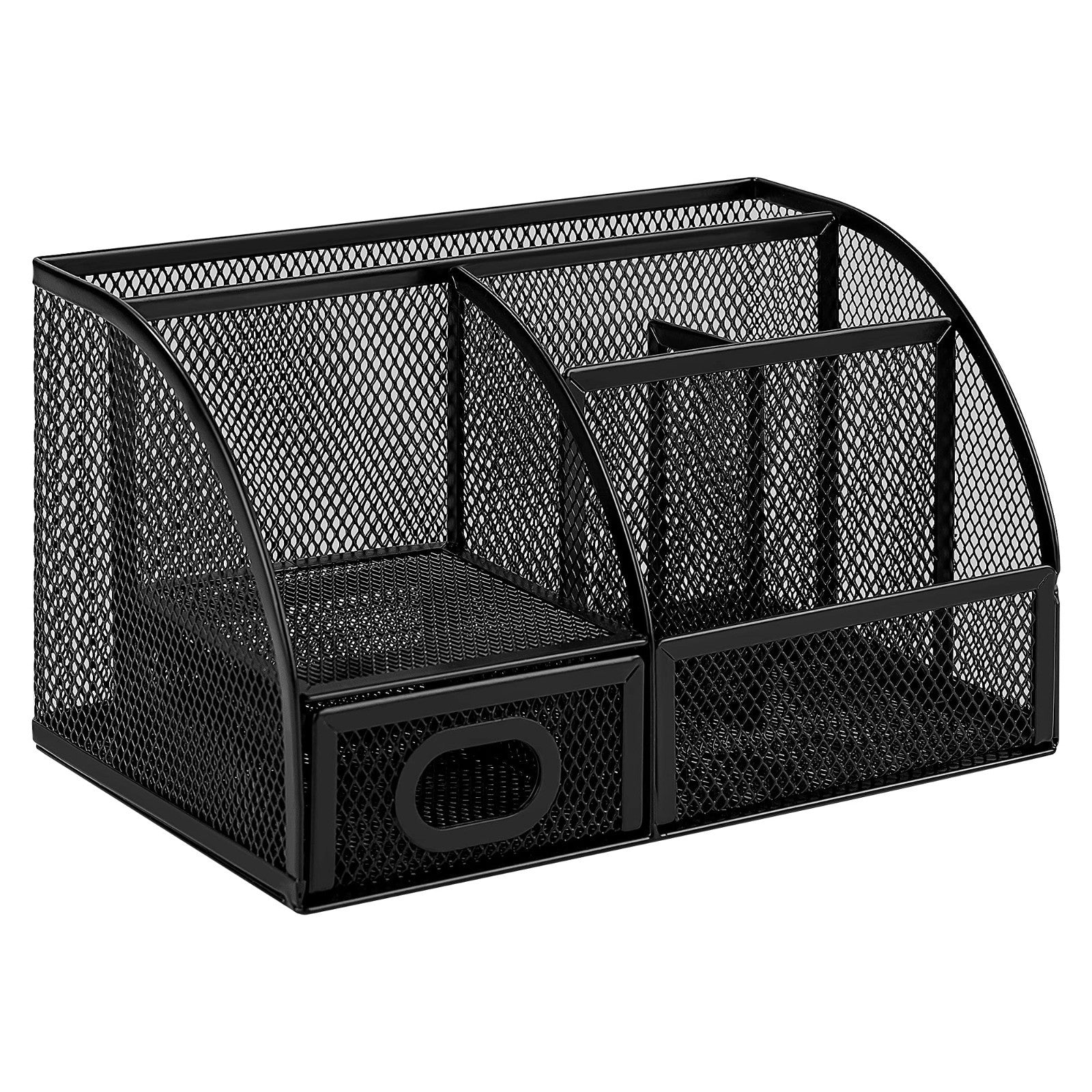 Mesh Pen Holder & Desktop Organizer Caddy for Office Supplies, 9.1"x5.9"x5.5" Bl1