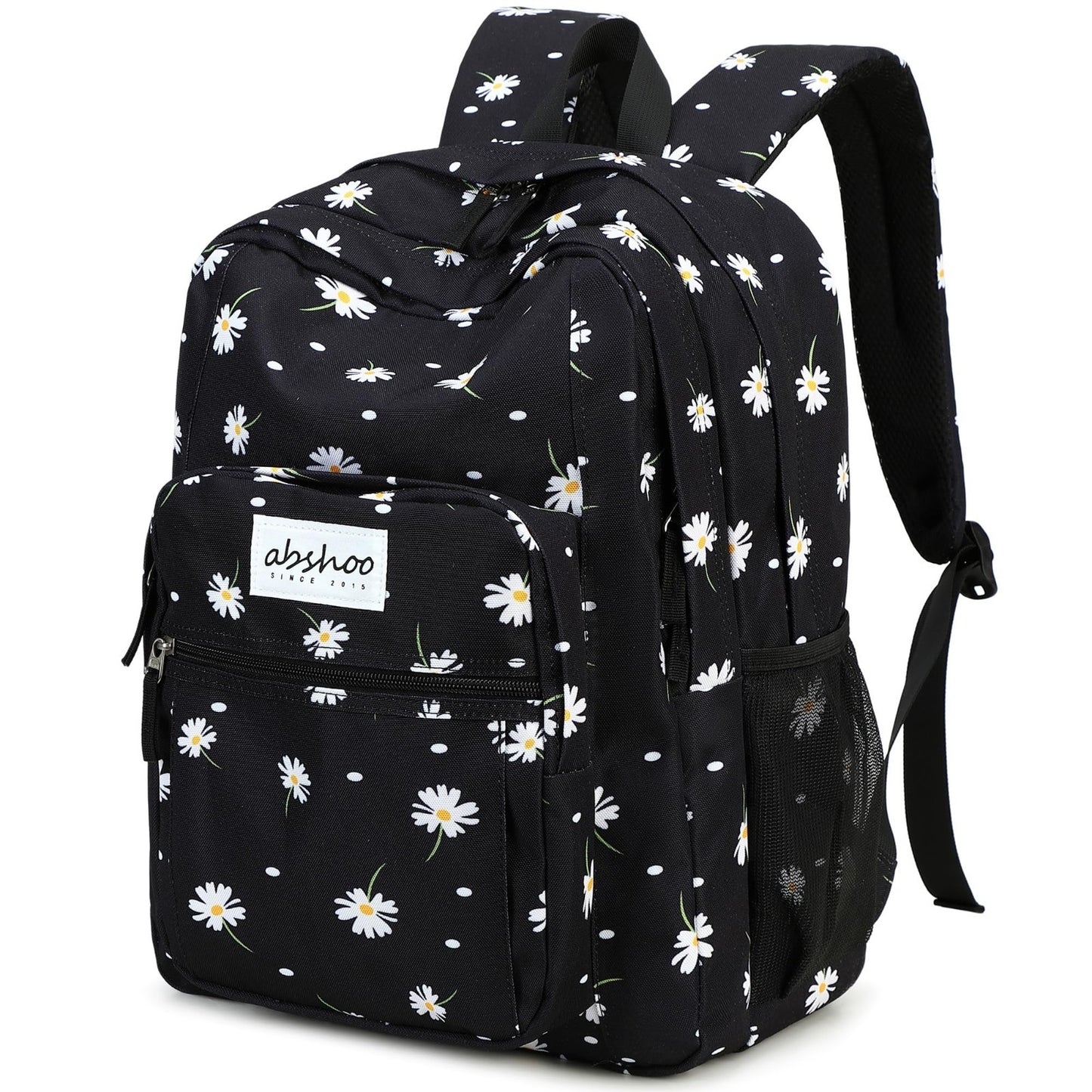 Water Resistant Daisy Backpack for Women & Teens   School, College Bookbag1
