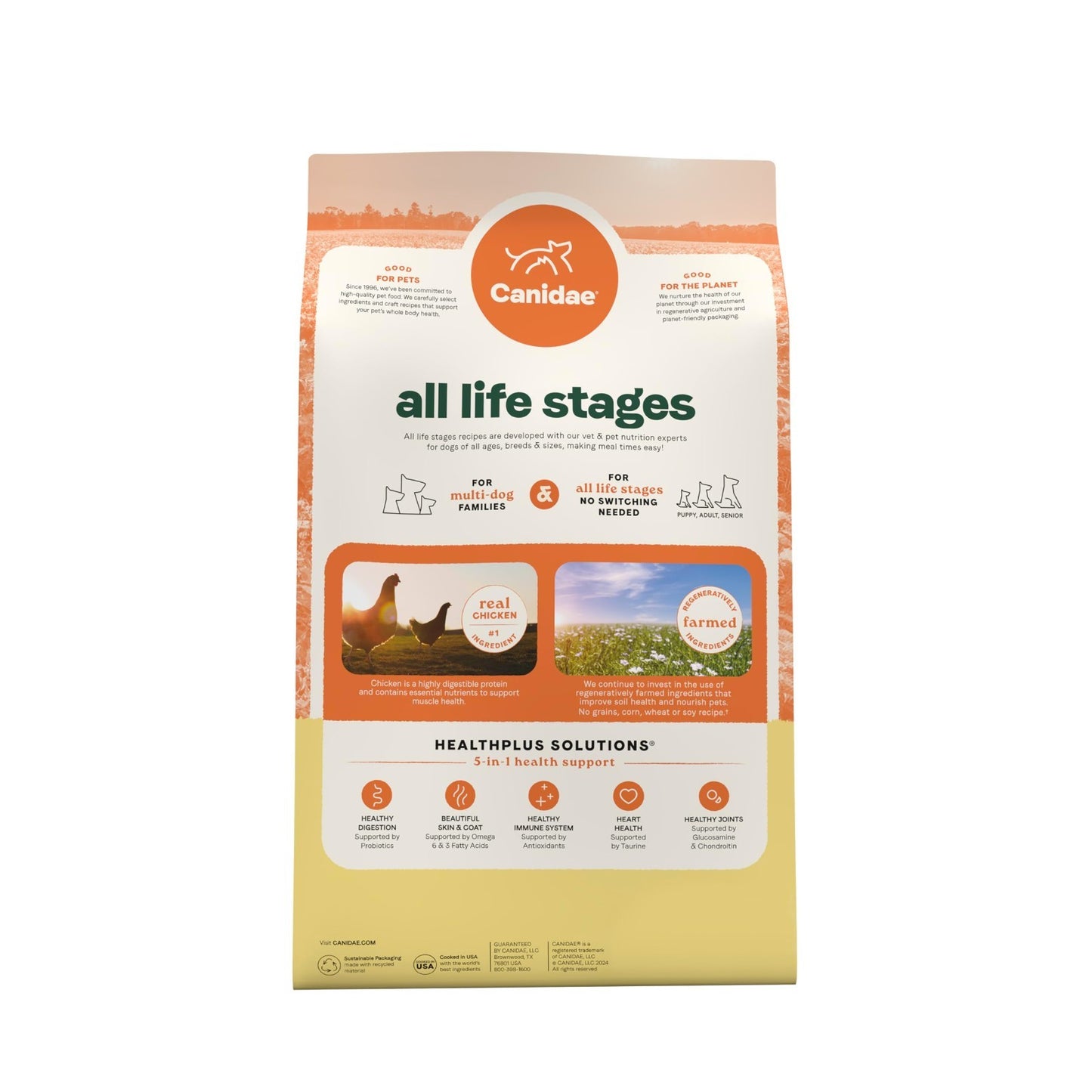 Grain Free Dog Food for All Life Stages, Real Chicken & Potato, 4 lb Bag7
