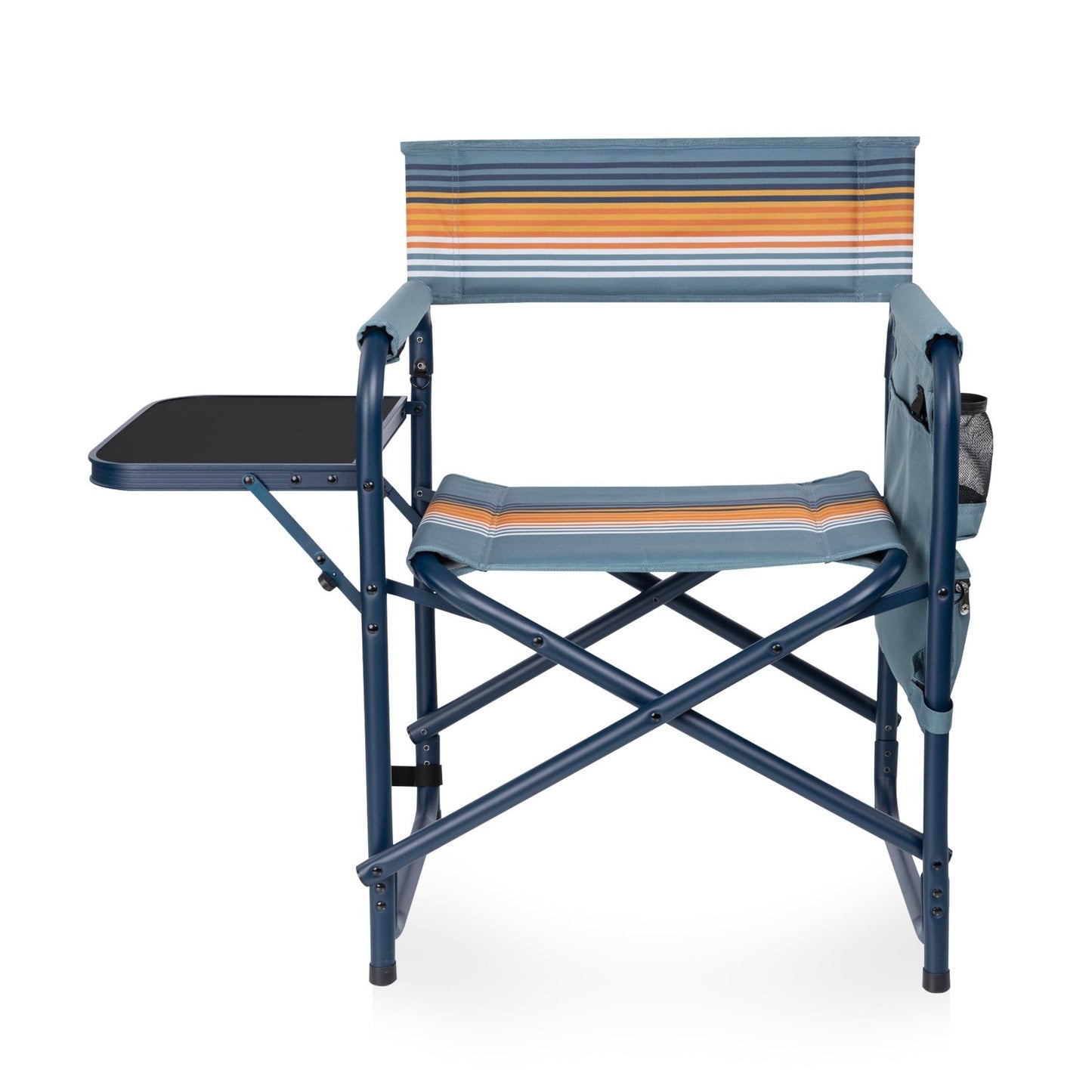 Lightweight Folding Camping Chair with Side Table & Armrest Caddy - Portable Out6
