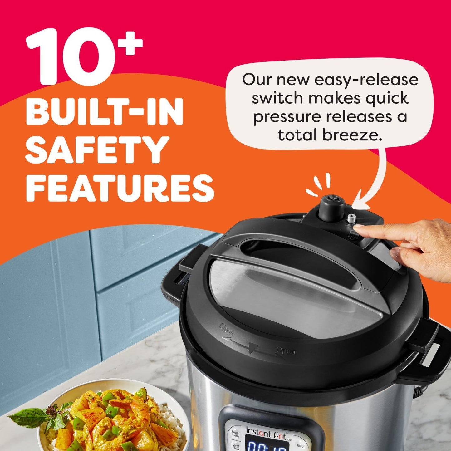 7-in-1 Electric Pressure Cooker, Slow Cooker, Rice Steamer, Sauté, Yogurt Maker,4