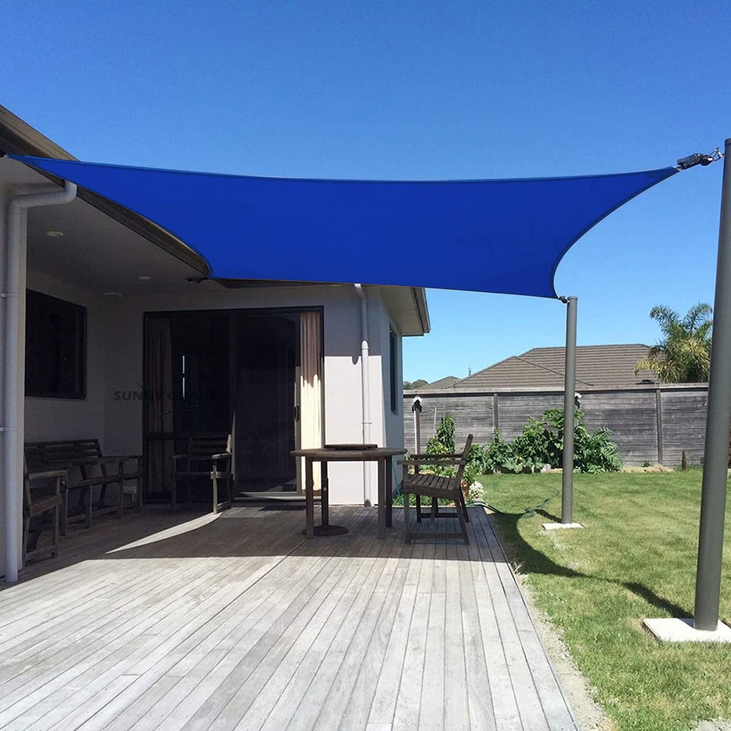 10' x 13' Rectangle Shade Sail Canopy   95% UV Block Outdoor Sun Shade for Patio1