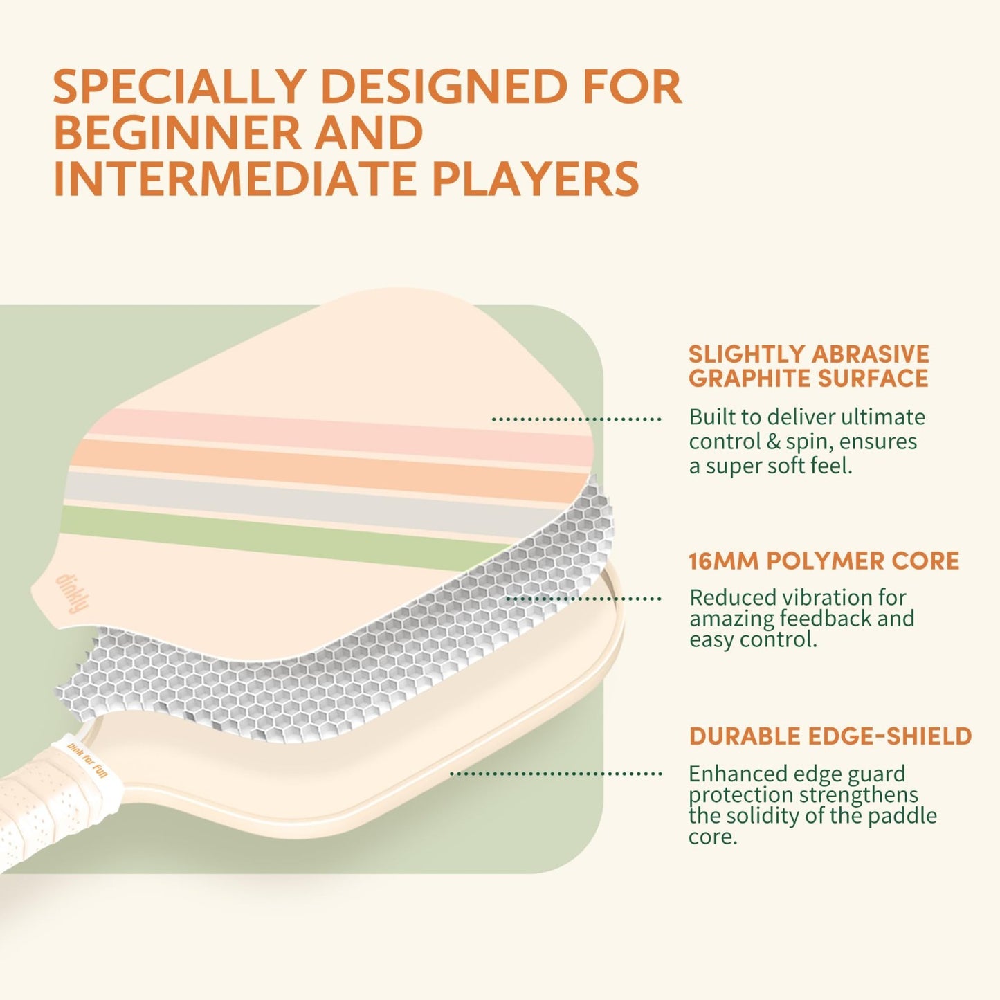 Pickleball Paddle Set of 2/4 - USAPA Approved, Graphite/Fiberglass Rackets, Ball3
