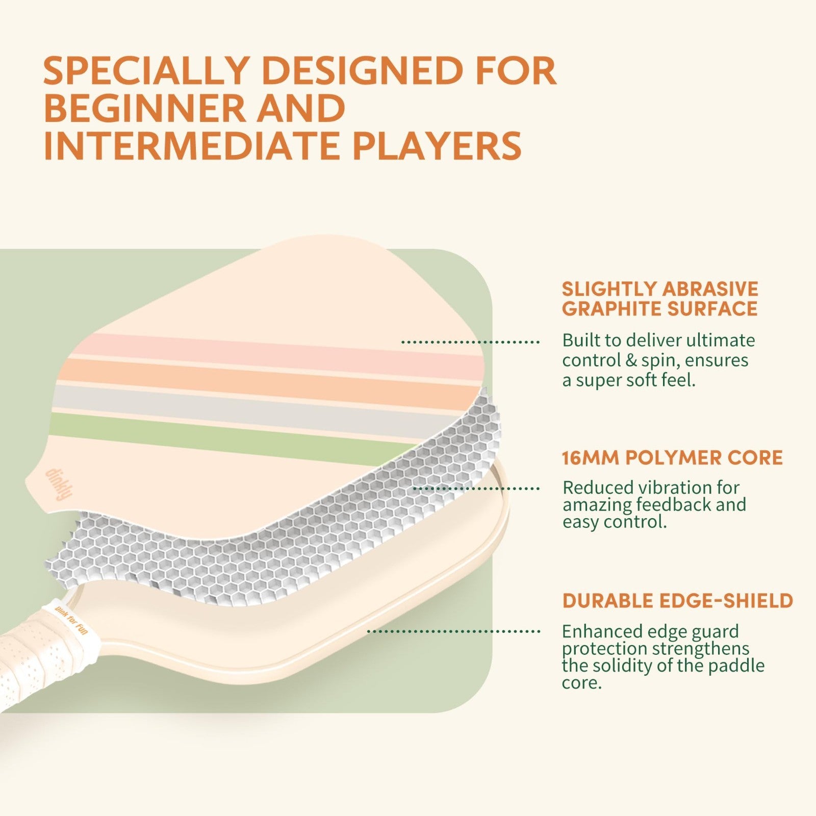 Pickleball Paddle Set of 2/4 - USAPA Approved, Graphite/Fiberglass Rackets, Ball3