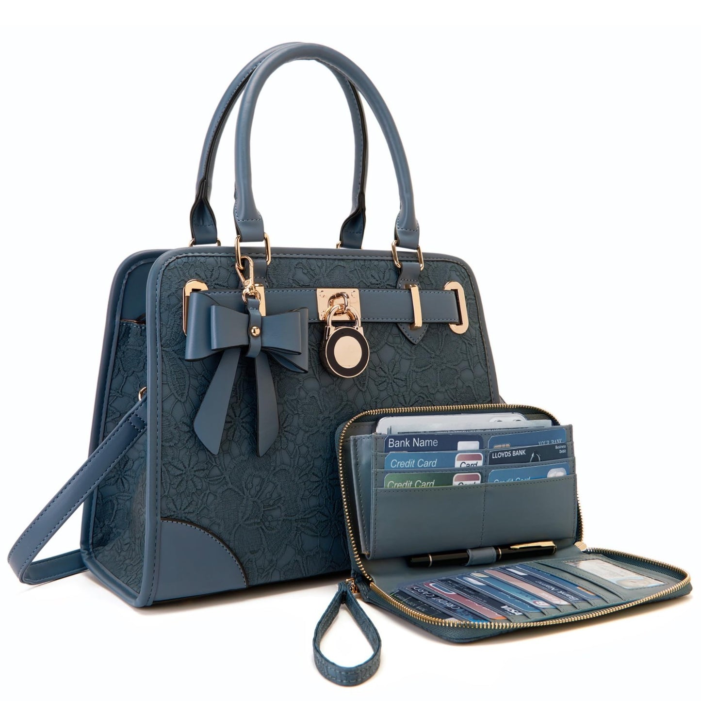 Versatile Women's Handbag - Stylish Tote, Satchel & Shoulder Bag, Wallet Include1