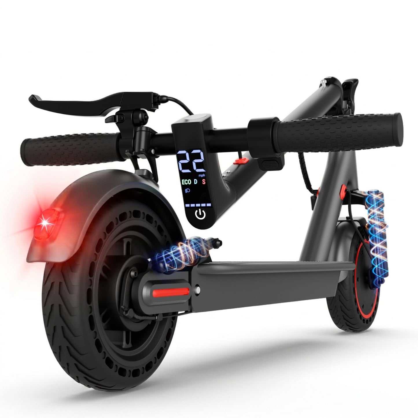 Electric Scooter 8.5''/10'' - 19/20MPH, 700/1000W Motor, 15/22 Miles Range, Port1