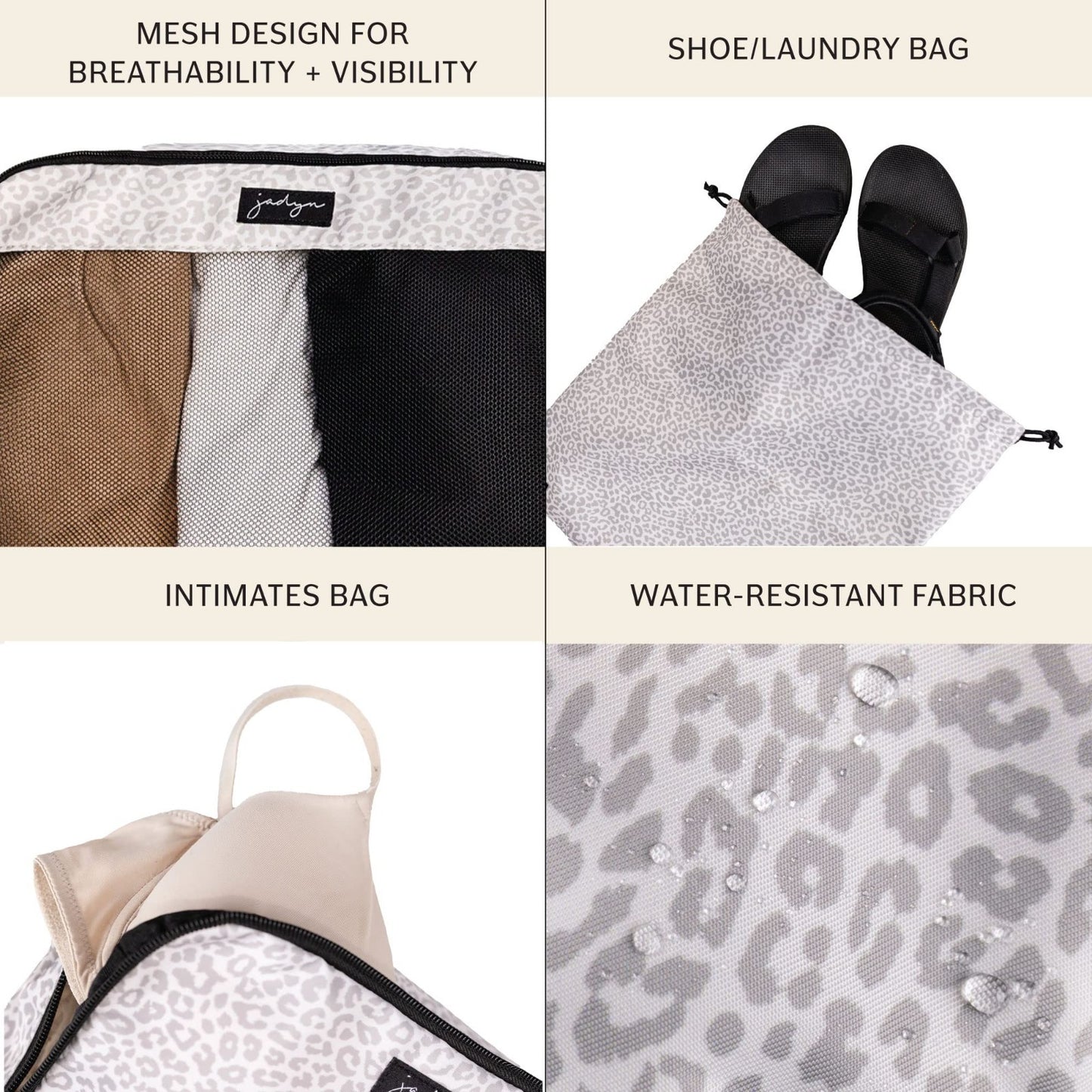 6-Piece Packing Cubes Set for Travel - Large Organizer for Suitcase & Luggage, M3