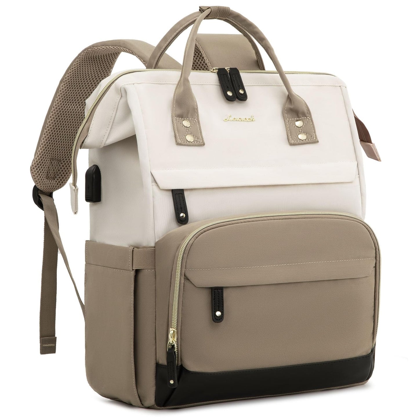 Stylish 15.6" Laptop Backpack for Women, Large Capacity, Waterproof College Bag,1