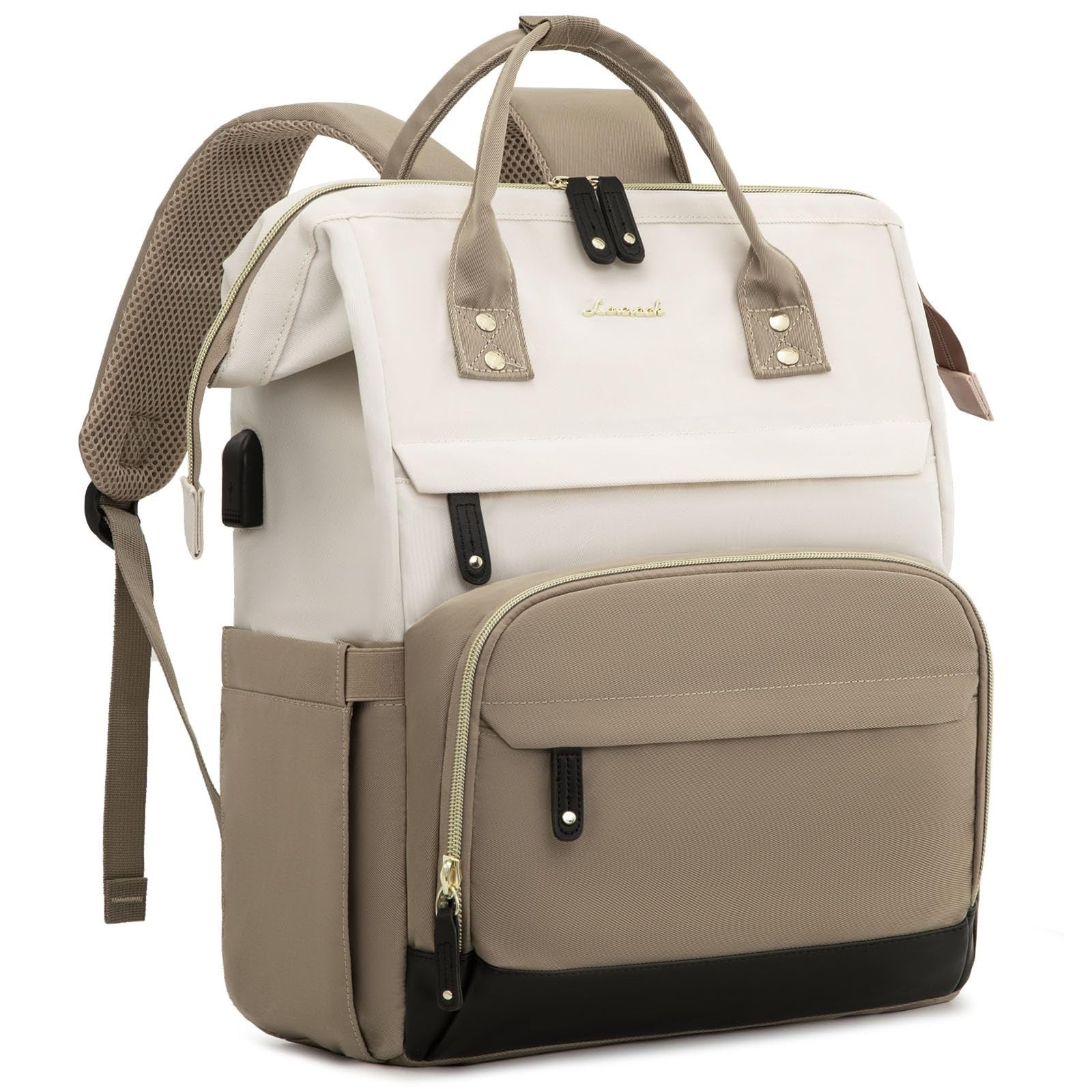 Stylish 15.6" Laptop Backpack for Women, Large Capacity, Waterproof College Bag,1