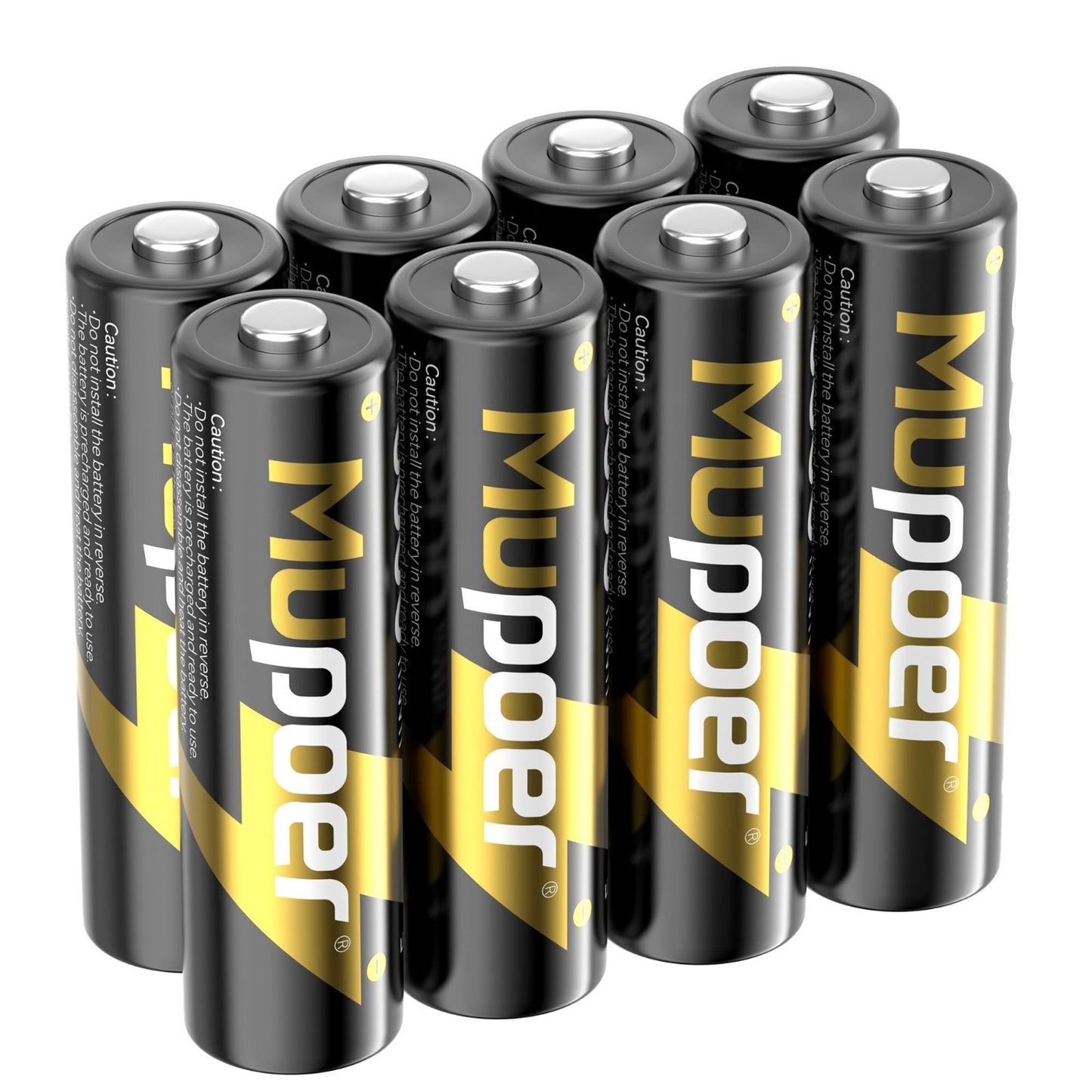 Rechargeable AA Lithium Batteries 8 Pack - High Capacity 1.5V 3600mWh, Li-ion fo1