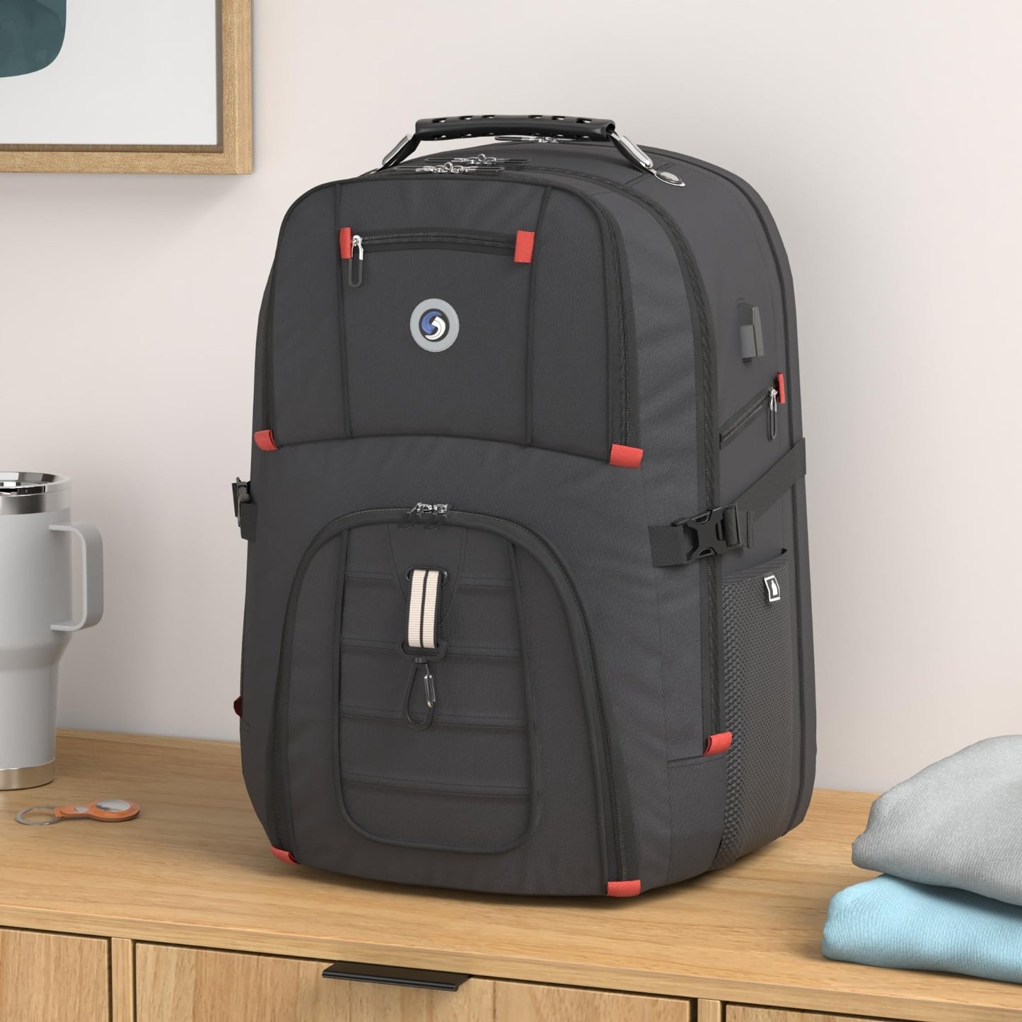 Extra Large Travel Laptop Backpack for 17" Laptops, Business & School, Flight Ap2