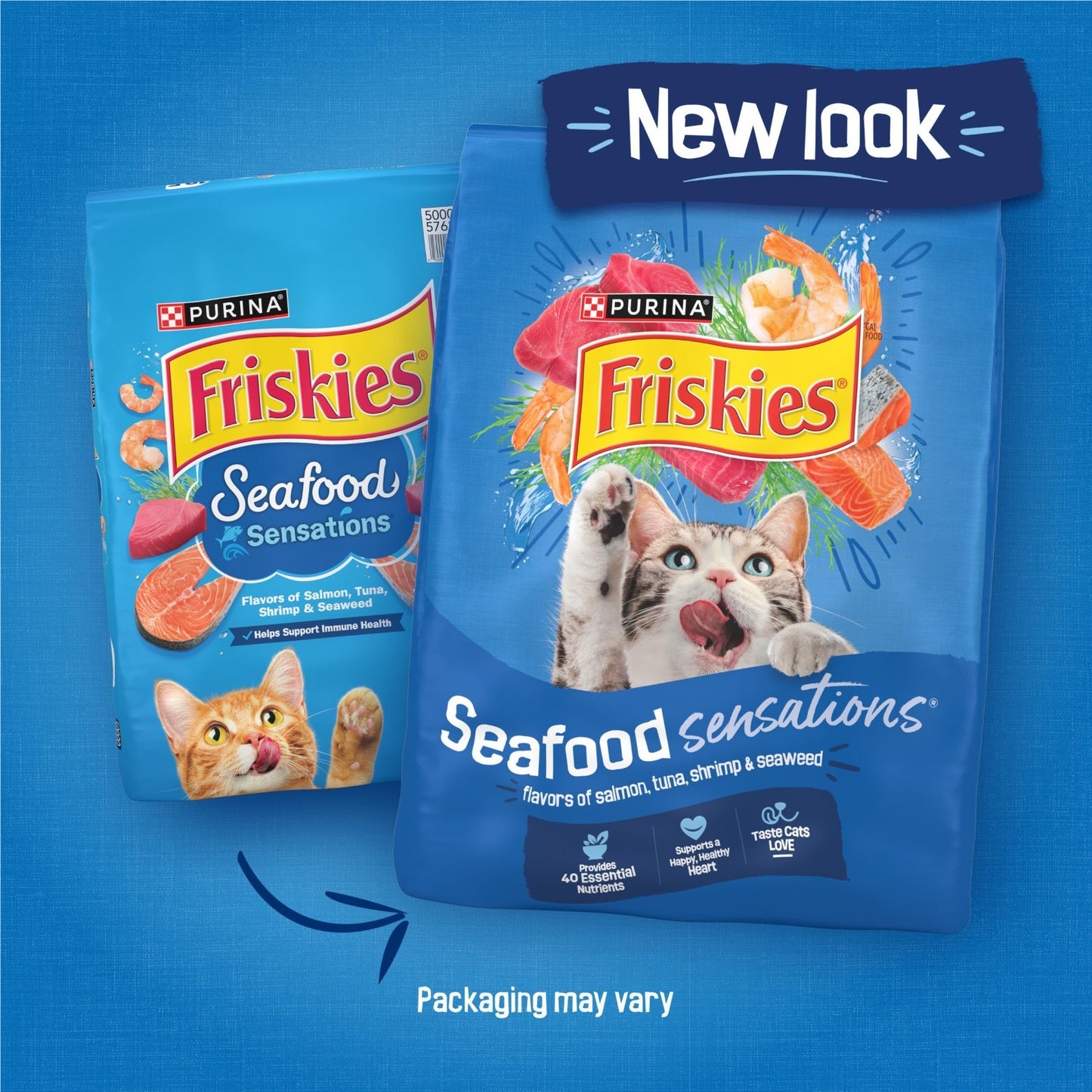 Seafood Sensations Dry Cat Food   Salmon, Tuna & Shrimp Flavors   22 lb Bag2