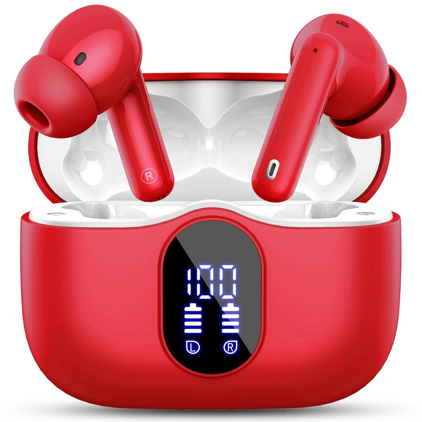 Wireless Bluetooth 5.4 Earbuds, Noise Cancelling, IP7 Waterproof, 36H Playtime,1