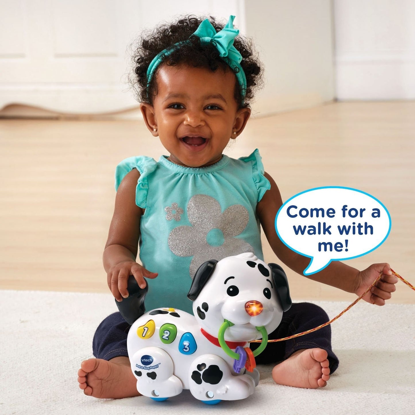 Interactive Pull and Sing Puppy Toy   Musical Learning Plush for Toddlers4
