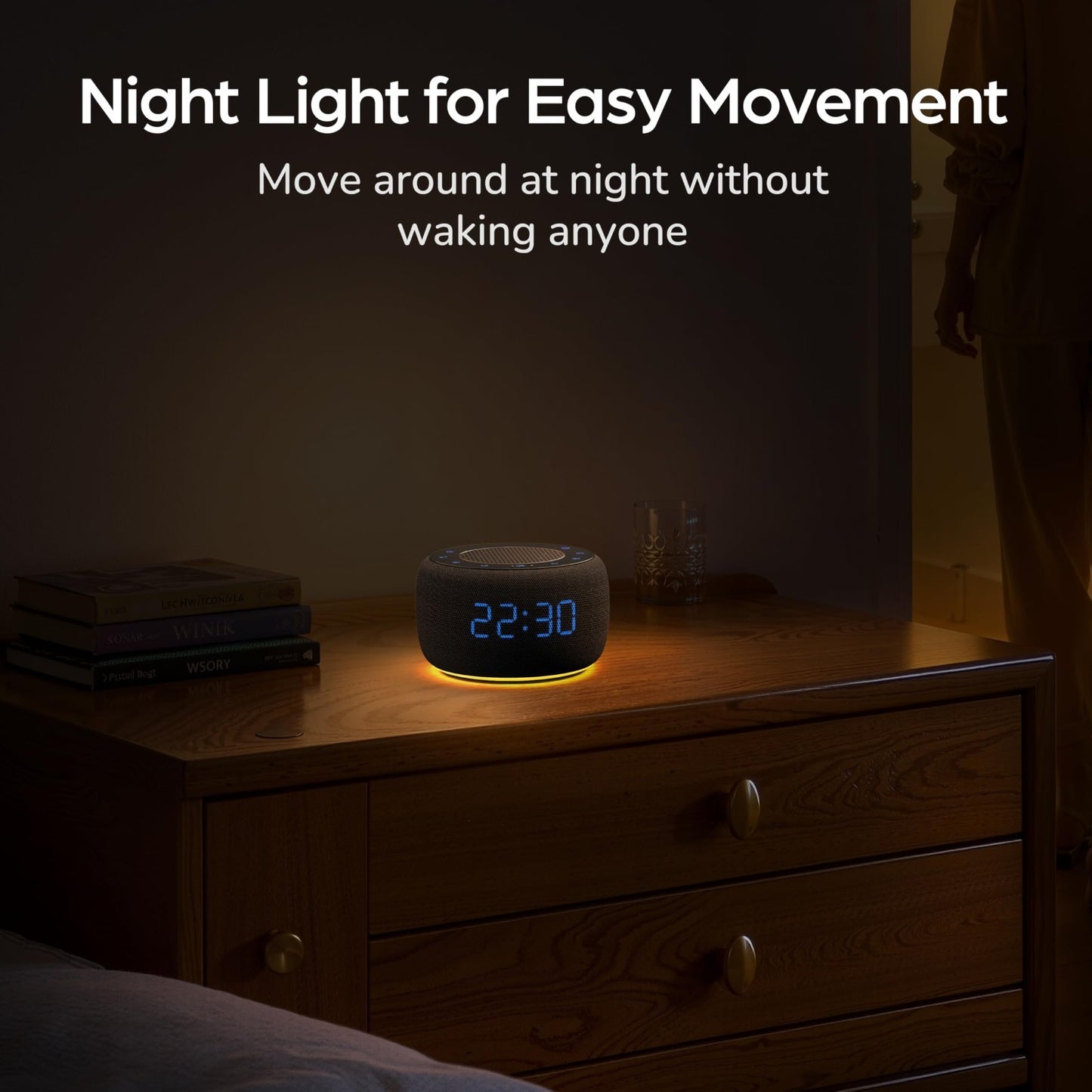 Bluetooth Alarm Clock with FM Radio, Gradual Wake Up Sounds, Dimmable Display &5