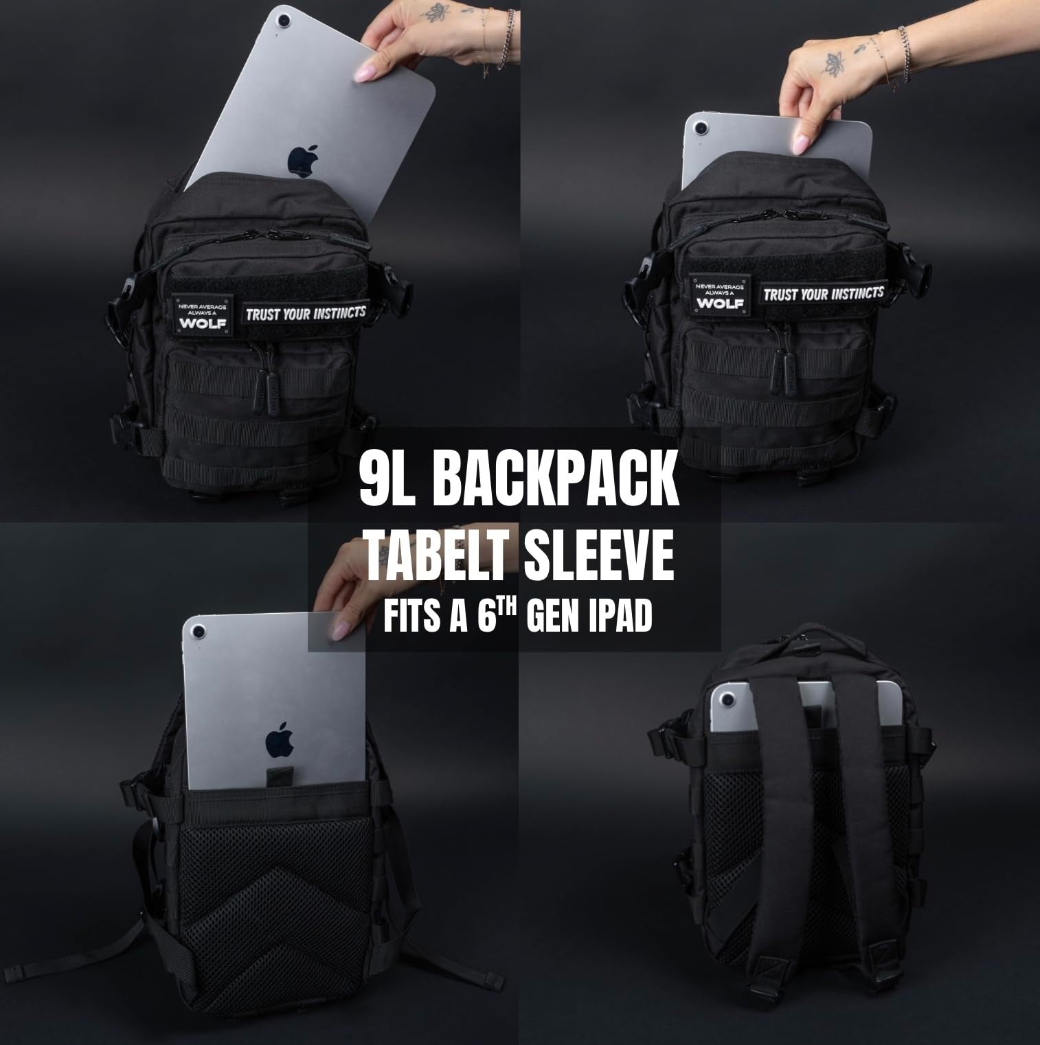 Compact Tactical Backpack for Men & Women | Lightweight Everyday Carry Gym Bag2