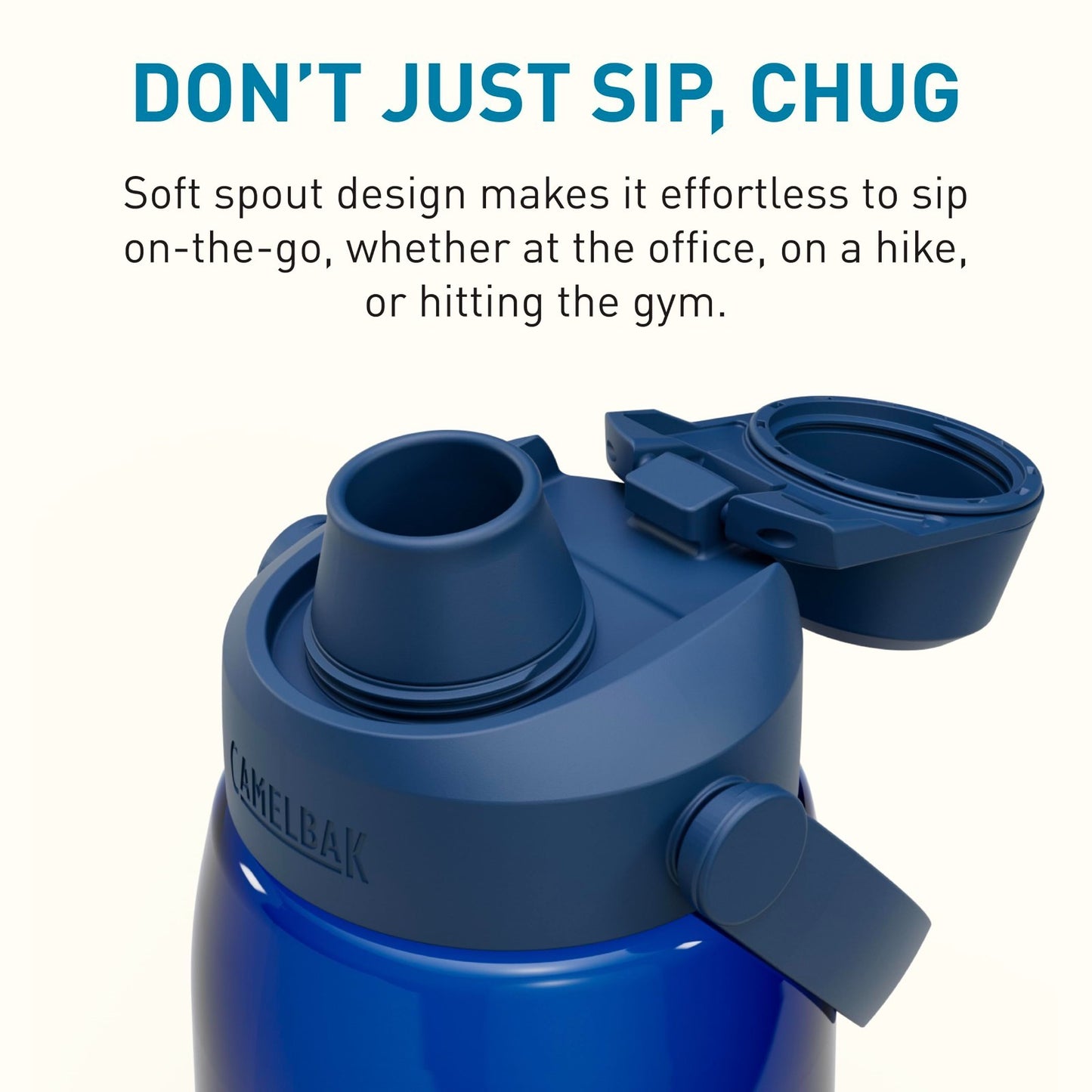32oz High Flow Water Bottle - Quick Hydration for Active Lifestyle, Leak-Proof D6