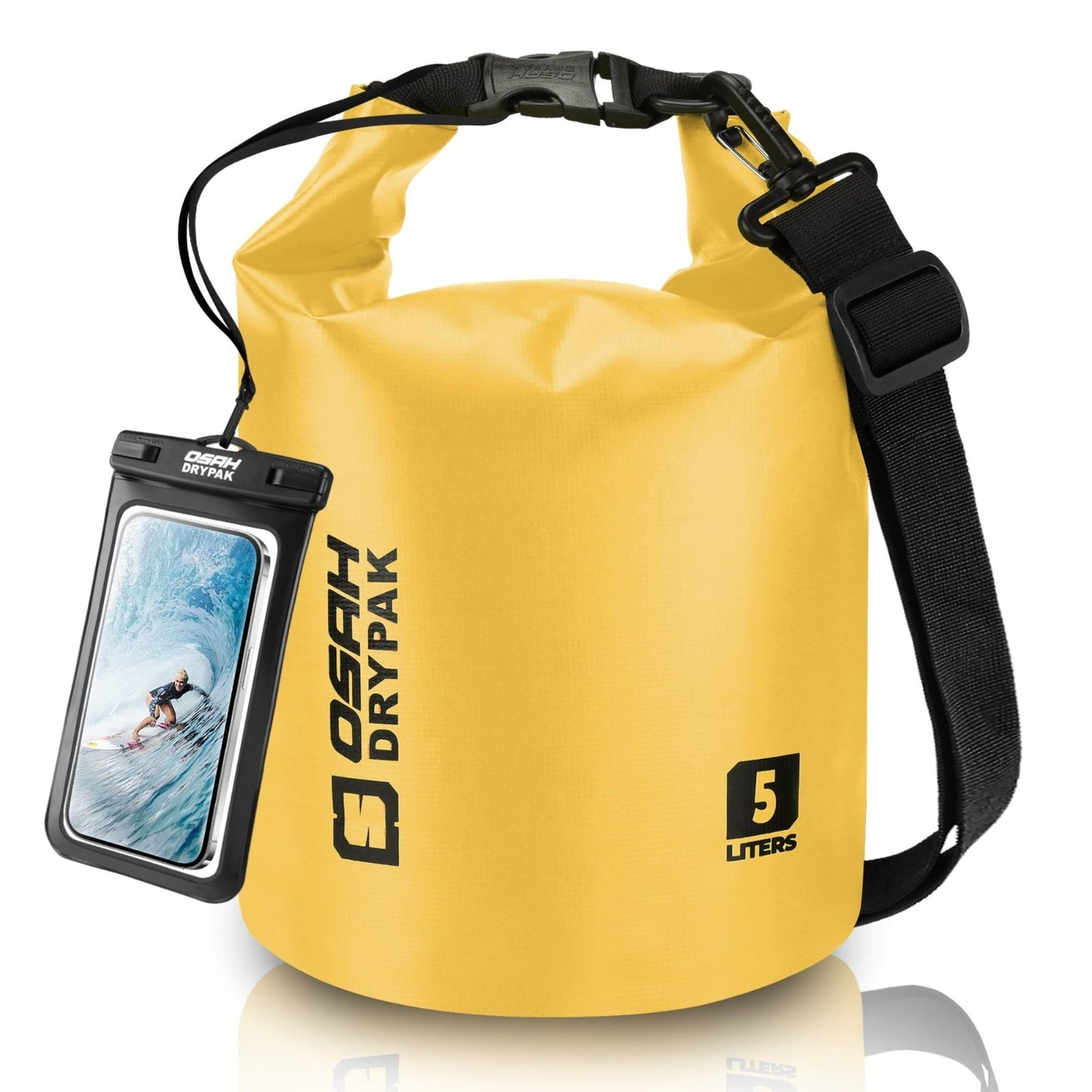 Waterproof Dry Bag - Lightweight Roll Top Backpack, 5L-40L for Travel, Kayaking,0
