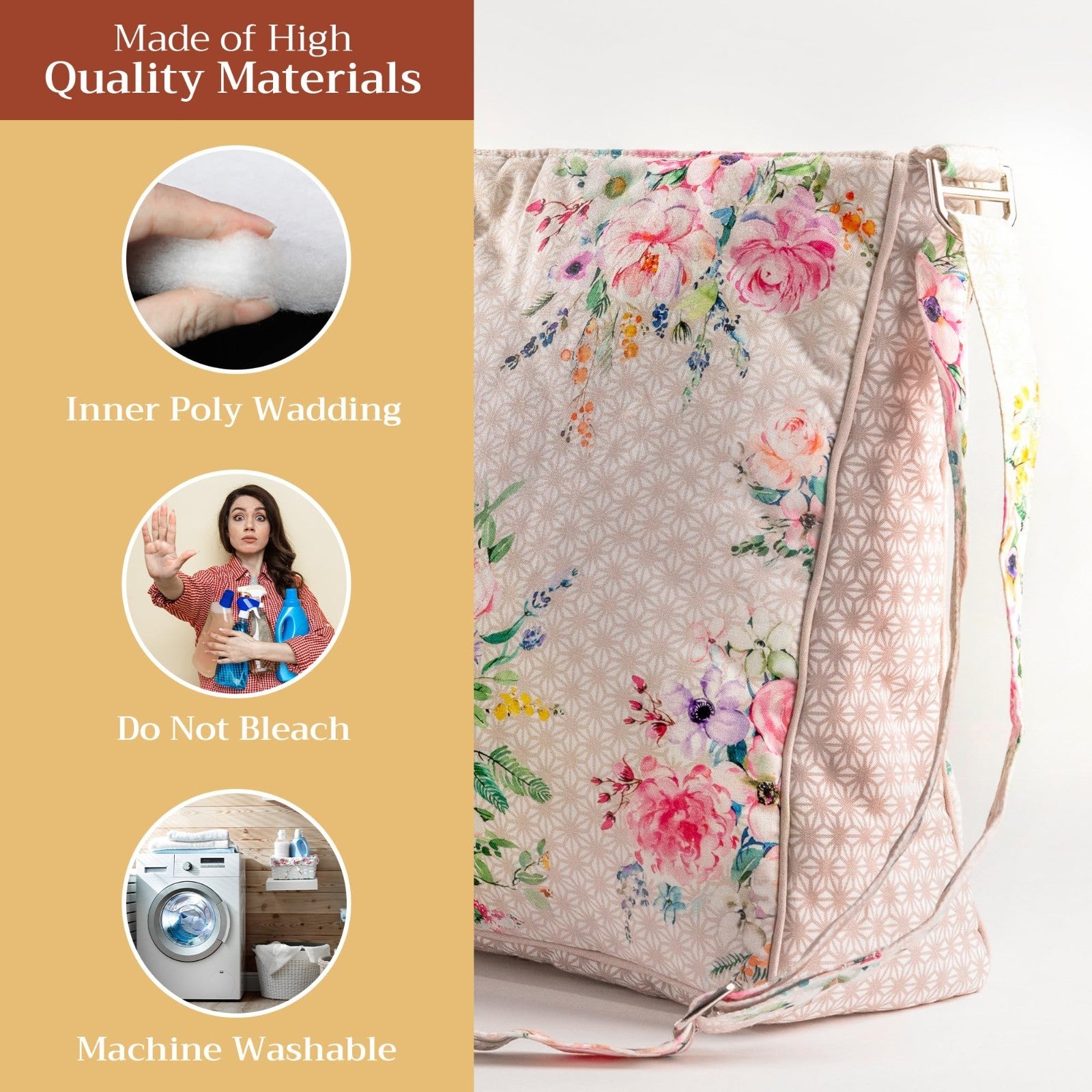 Stylish Cotton Shoulder Bag for Women   Versatile Handbag, Everyday Use, Fashion3