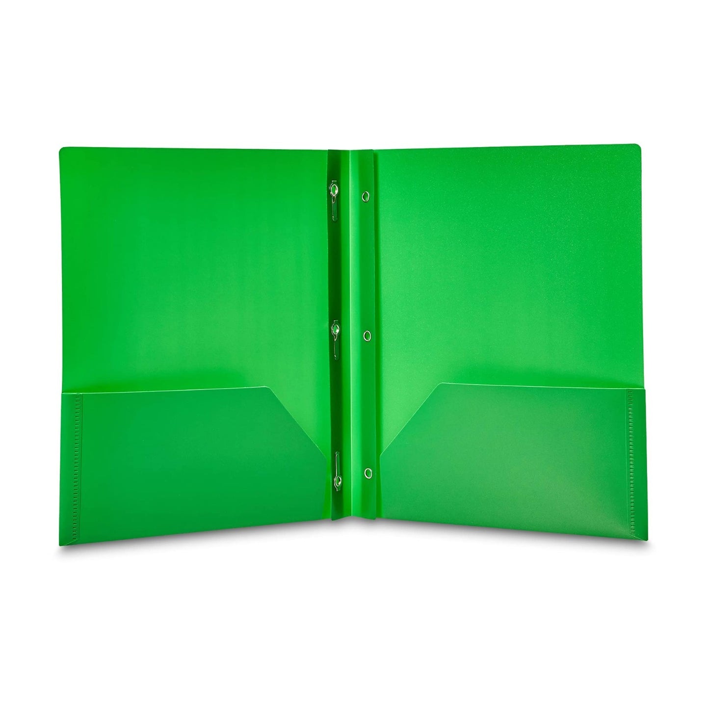 Heavy Duty Plastic Folders with 2 Pockets for Documents, Letter Size, 24 Pack, A3
