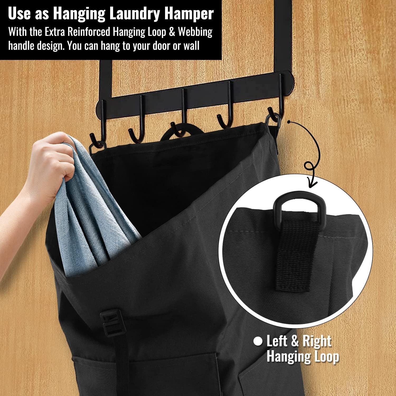 Extra Large 125L Laundry Backpack Bag, Heavy Duty, Durable with Padded Straps &4