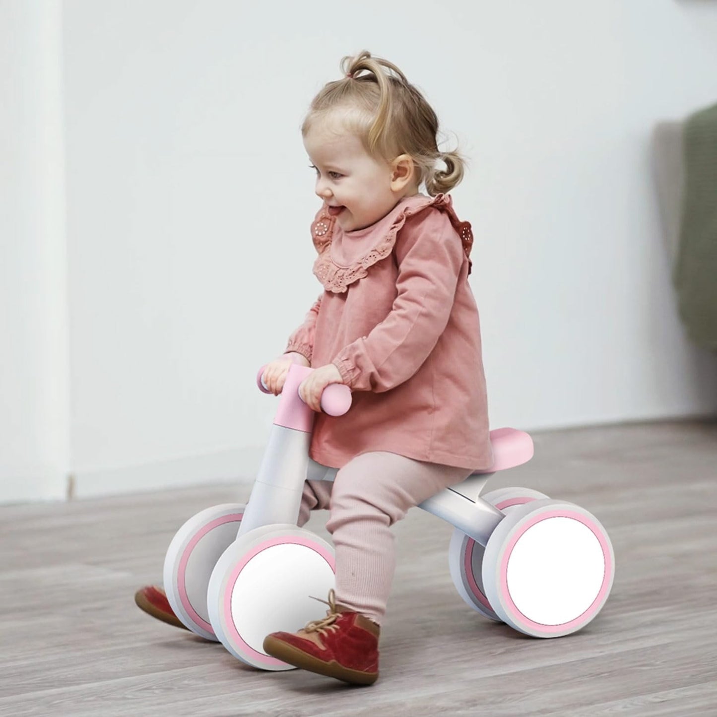 Toddler Balance Bike for 1 Year Old   4 Wheels, First Bike Gift for 12 24 Months7