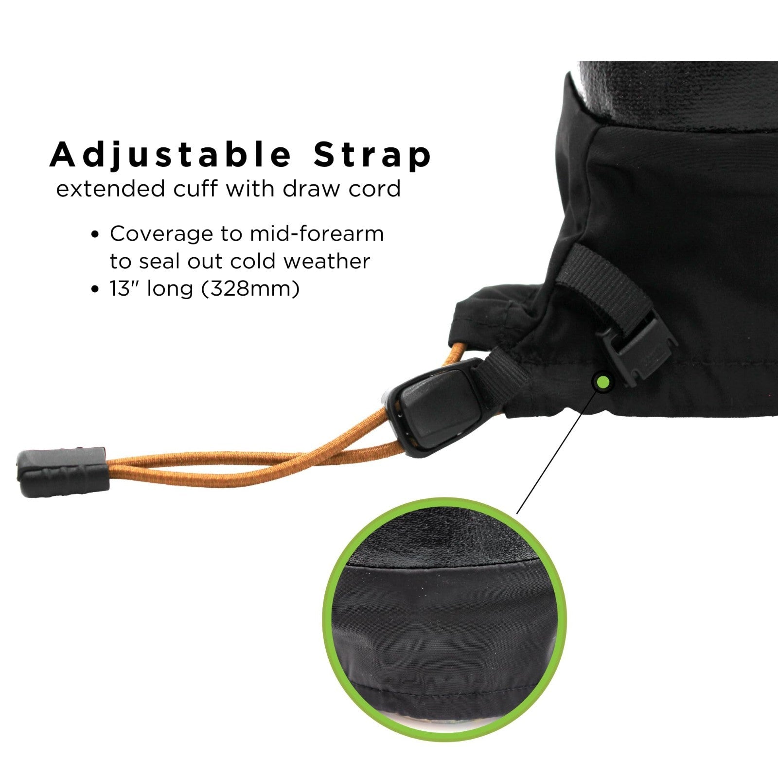 Waterproof Insulated Winter Work Gloves   Breathable, Thermal Fleece, Snow Cuff3