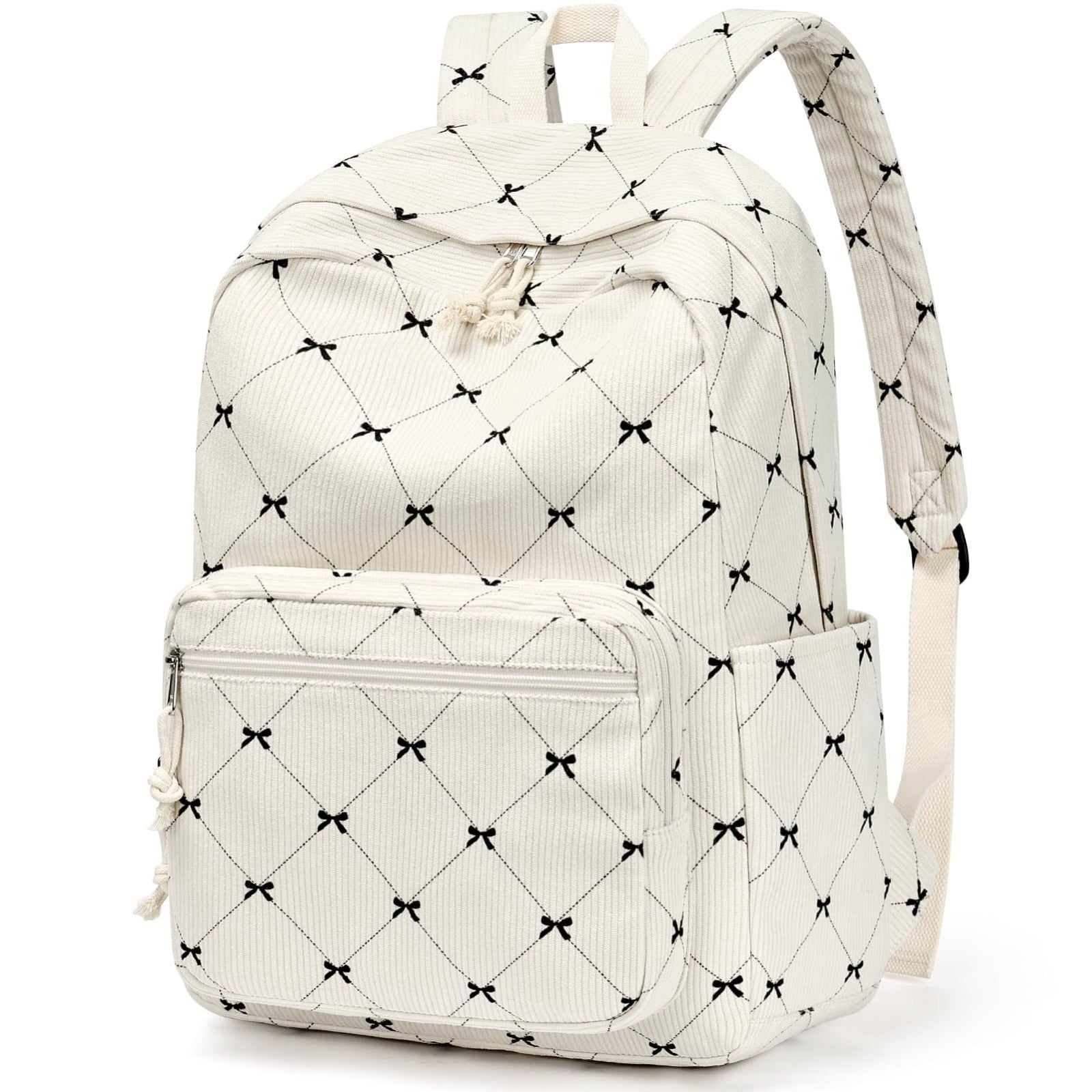 Trendy Corduroy Kids Bookbag & School Backpack for Girls   Cute & Stylish Design7