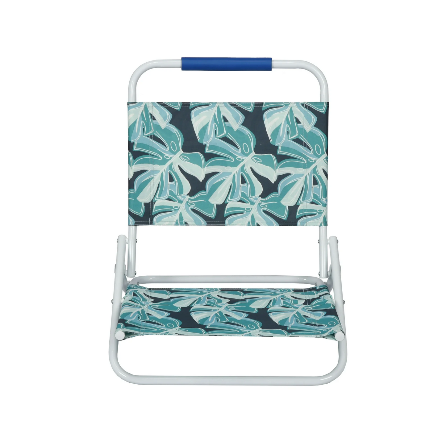 Mainstays Beach Sand Chair, Palm Leaf Pattern, New1