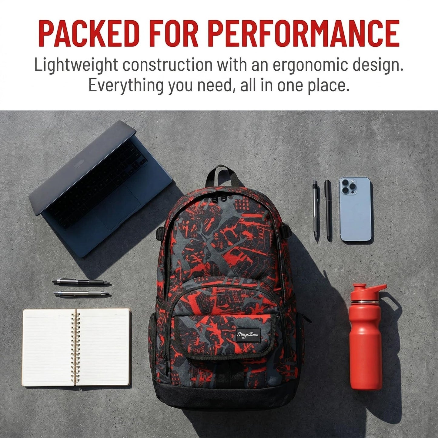 Lightweight School Backpack Travel Bag for Men & Women   College & Travel Use4