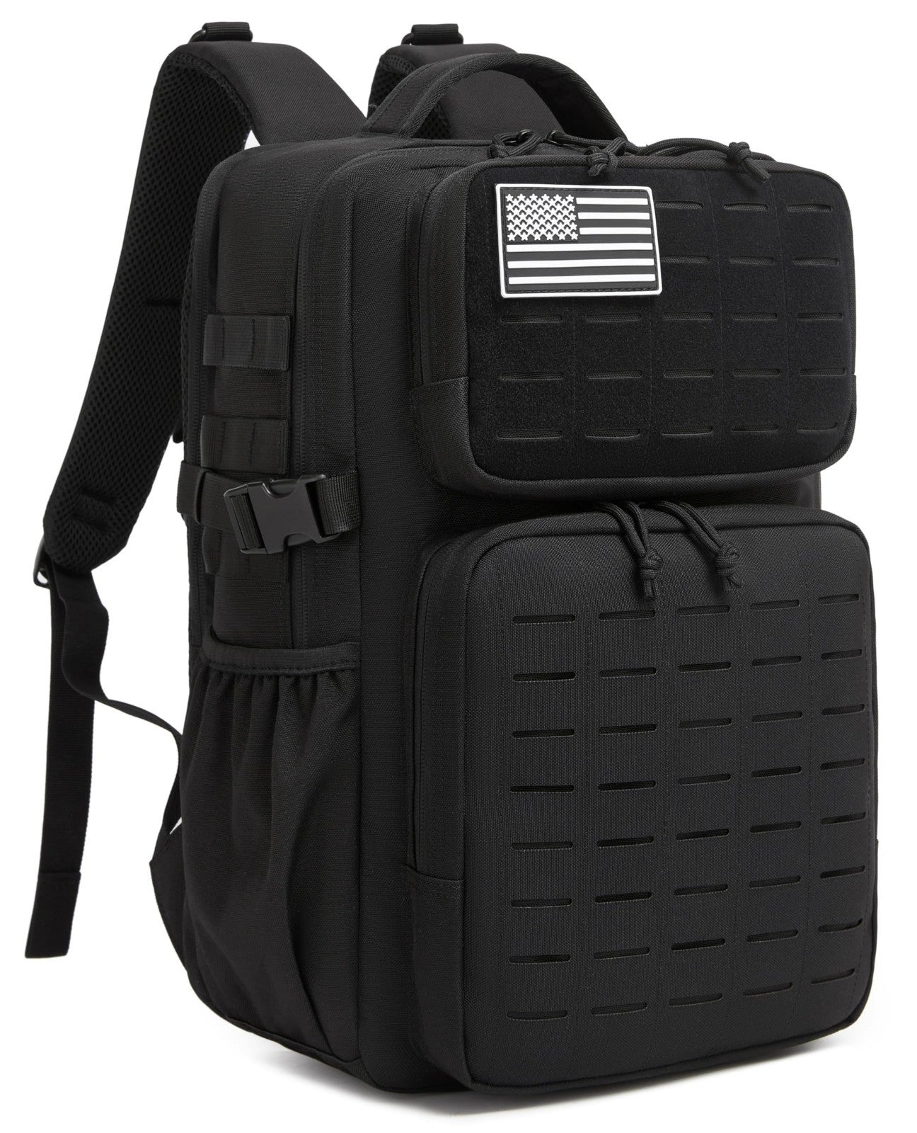 Waterproof Military Tactical Backpack   3 Day Assault Pack, MOLLE Design, Black1