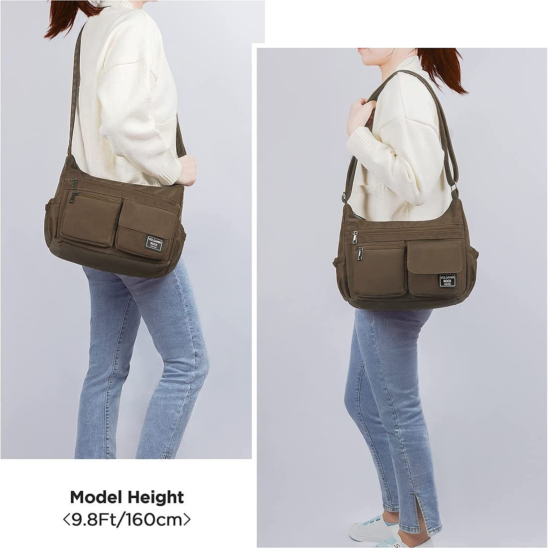 Lightweight Waterproof Crossbody Bag for Women | RFID Travel Shoulder Purse2