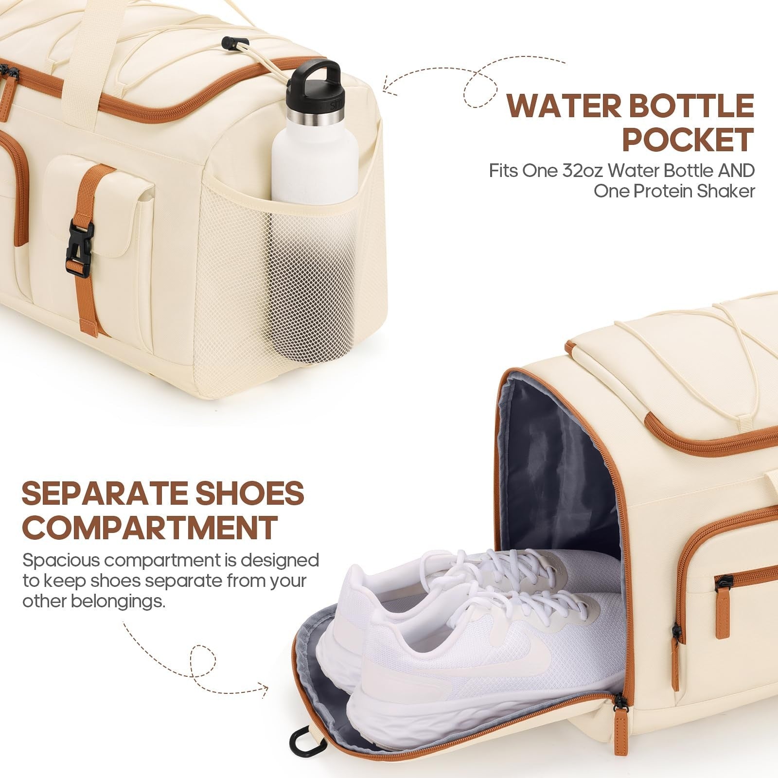 Versatile 3-in-1 Gym Bag with Shoe & Laptop Compartment | Anti-Theft Duffle Back4