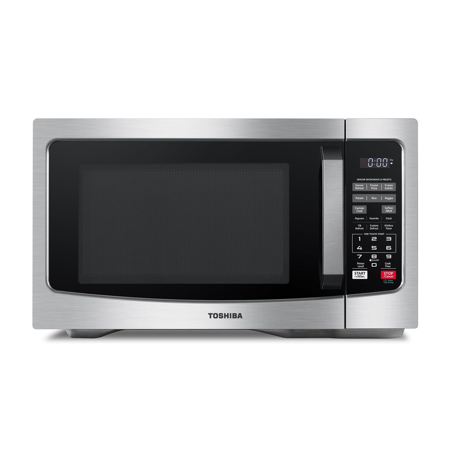 Countertop Microwave Oven 1.2 Cu.Ft 1000W Stainless Steel, Smart Sensor, 12 Auto1