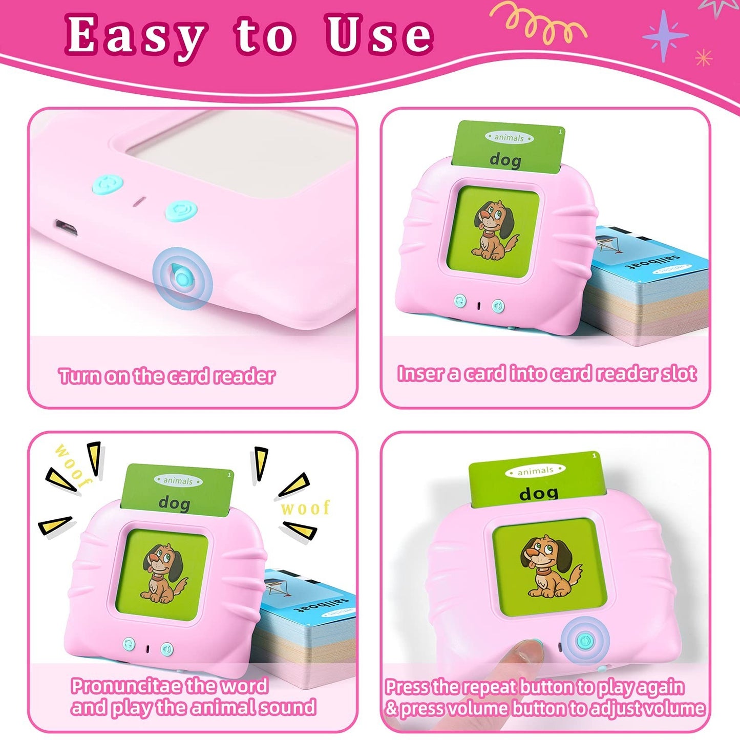 Educational Flash Cards for Toddlers 2-4, Autism Toys, Speech Therapy, Sight Wor3