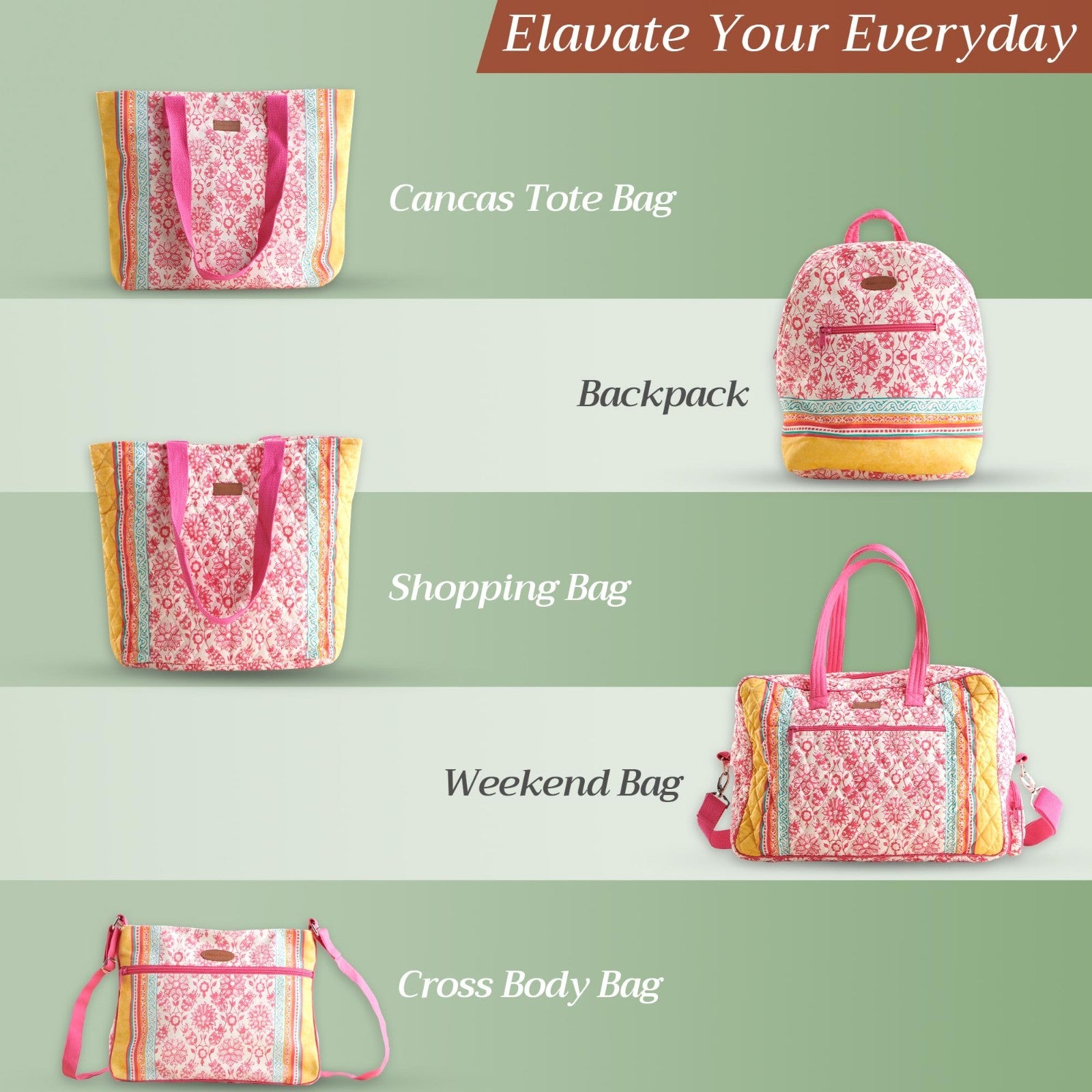 Stylish Cotton Shoulder Bag for Women   Versatile Handbag, Everyday Use, Fashion4