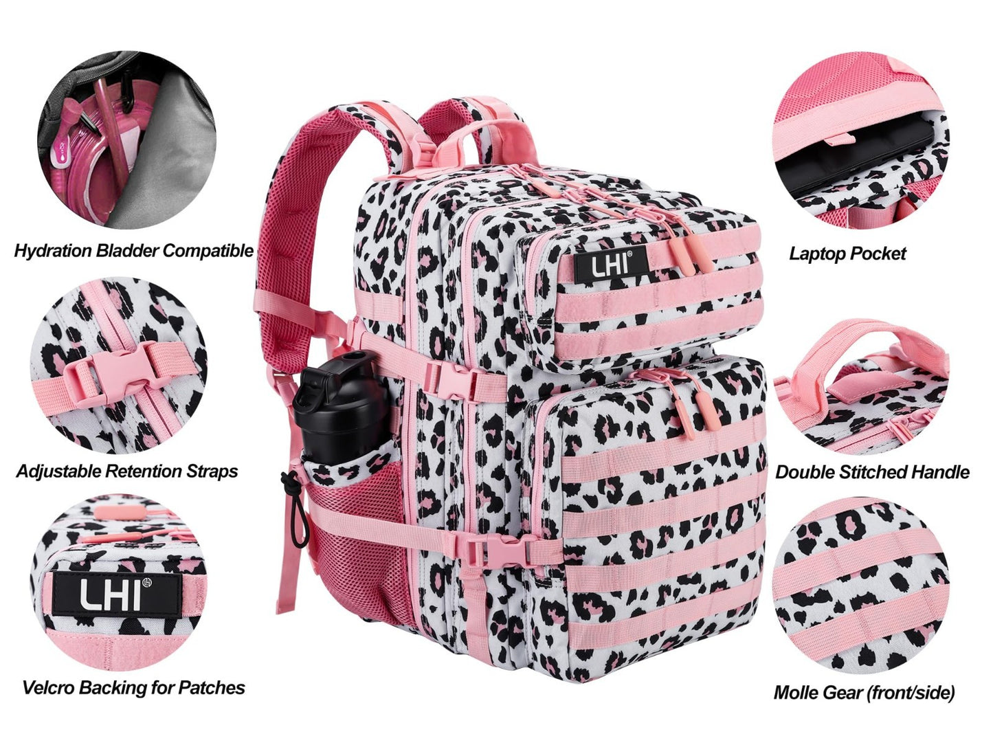 Tactical 45L Military Backpack for Men & Women   3 Day Assault Rucksack, Molle S4
