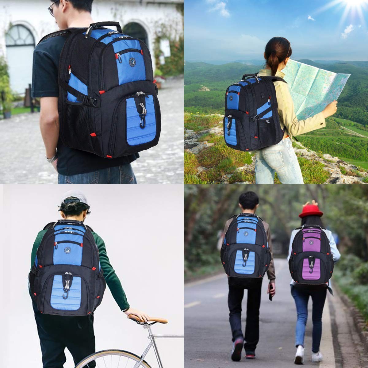 Large Travel Laptop Backpack for Women   Stylish Work & College Bag, Durable & S5