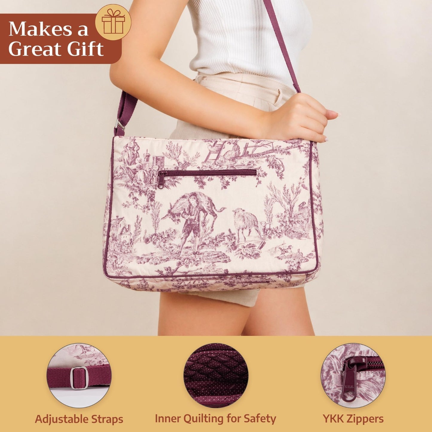 Stylish Cotton Shoulder Bags for Women   Versatile Handbags for Everyday Use5
