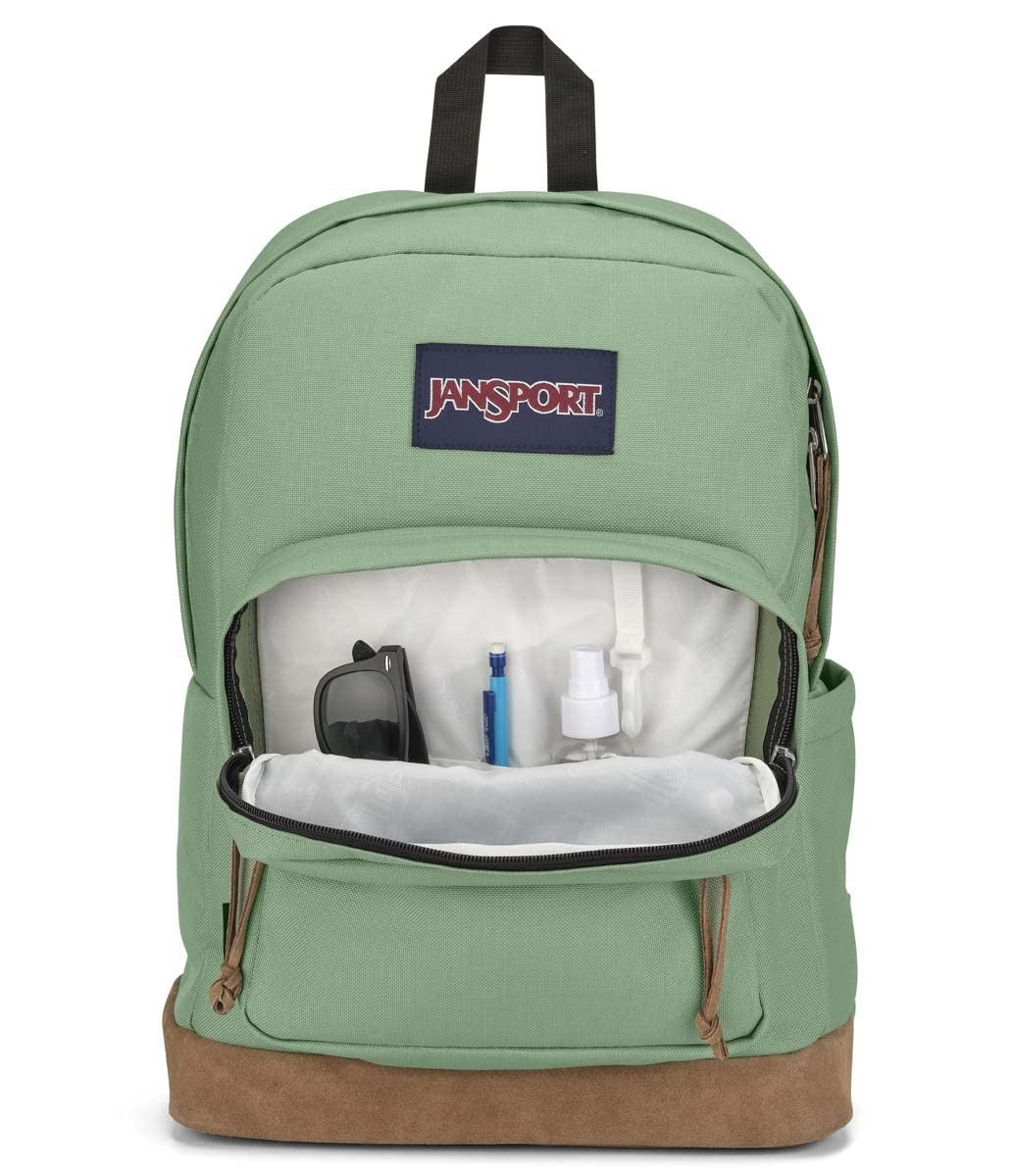 Durable Daypack Backpack with Padded 15" Laptop Sleeve & Water Bottle Pocket   L3