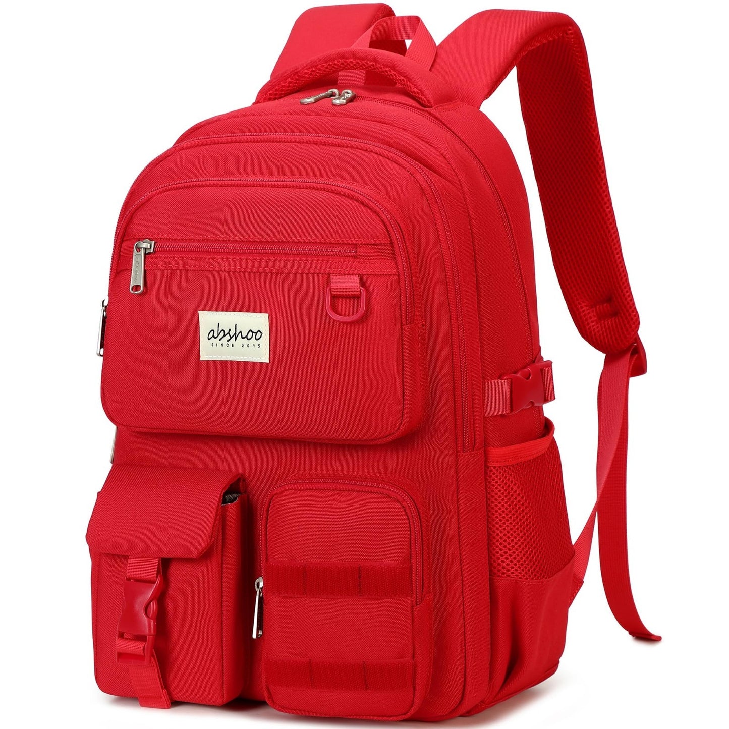 Large Heavy Duty Backpack for School, College, Travel   Multi Pocket Bookbag2