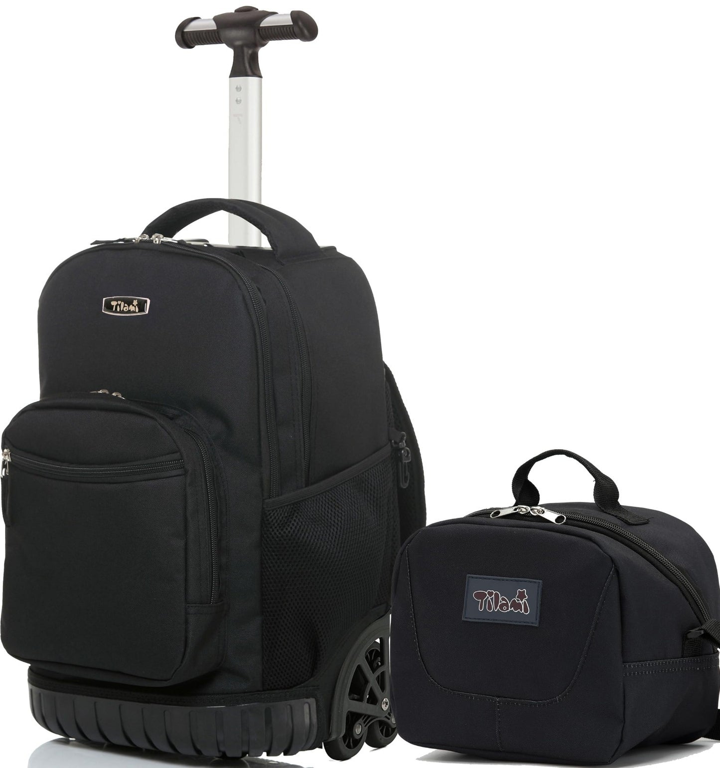 18" Rolling Backpack with Lunch Bag for Kids, School Travel, Girls & Boys1