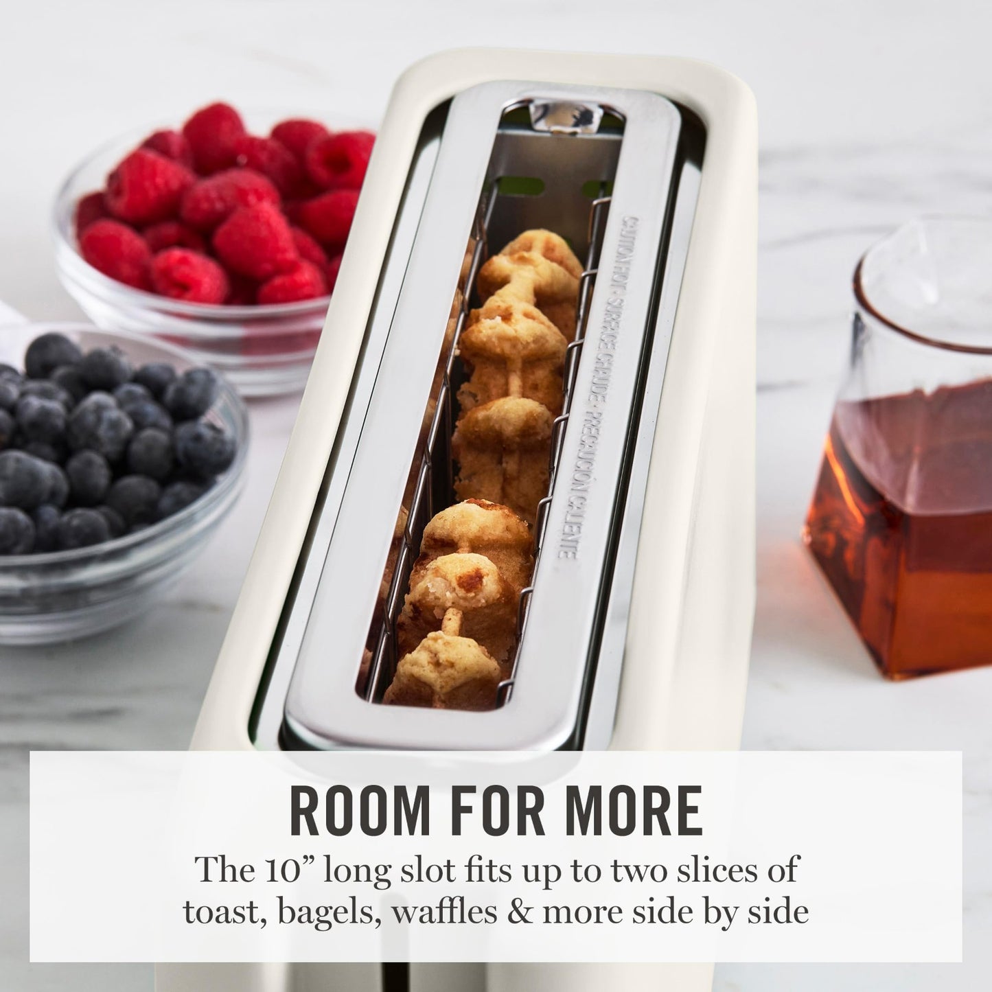 2-Slice Long Slot Toaster - Extra Wide for Sourdough & Bagels, 10 Shade Settings3