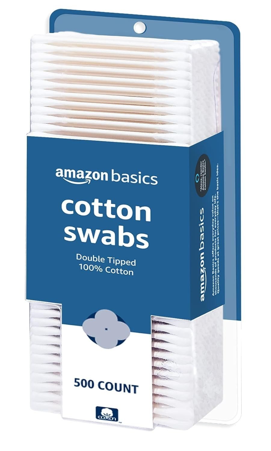 Double Tipped Cotton Swabs for Personal Hygiene & Baby Care   500 Count, Versati1