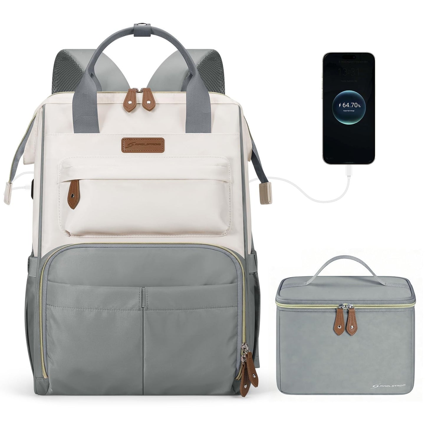 Travel Laptop Backpack for Men & Women, Fits 15.6-17.3" Laptops, Insulated Lunch1