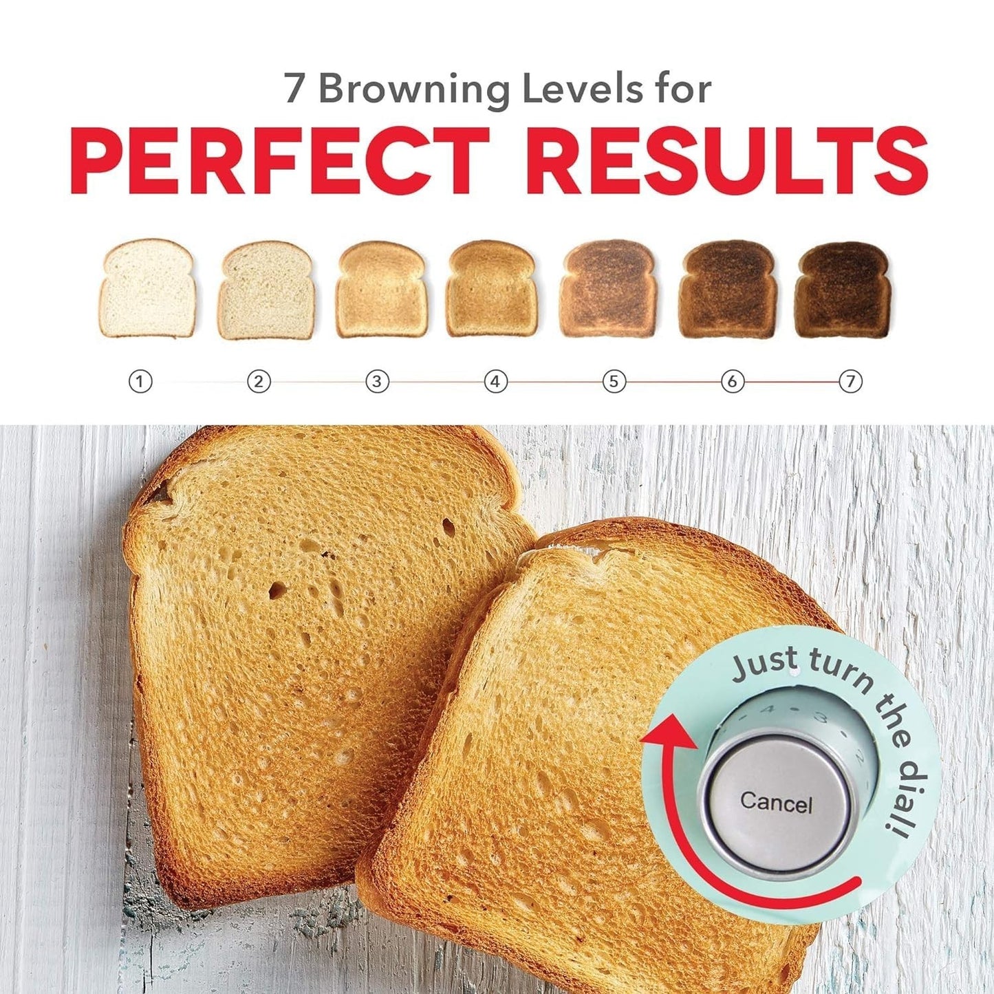 10-Inch Long Slot 2-Slice Toaster with See-Through Window, 7 Browning Levels, Ba4