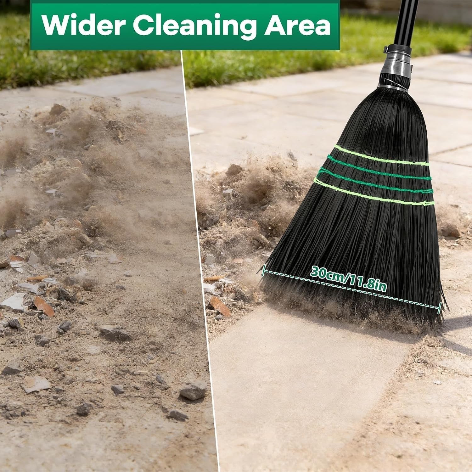Heavy-Duty Outdoor Broom with Stiff Bristles for Tough Cleaning Tasks3