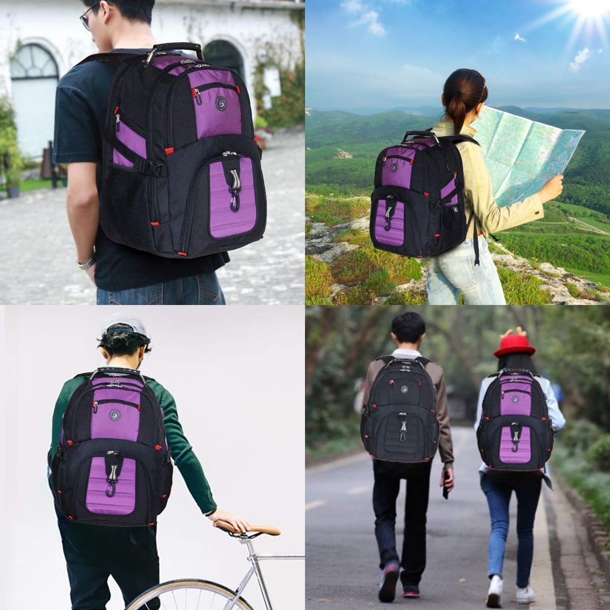 Large Travel Laptop Backpack for Women   Stylish Work & College Bag, Durable & S5