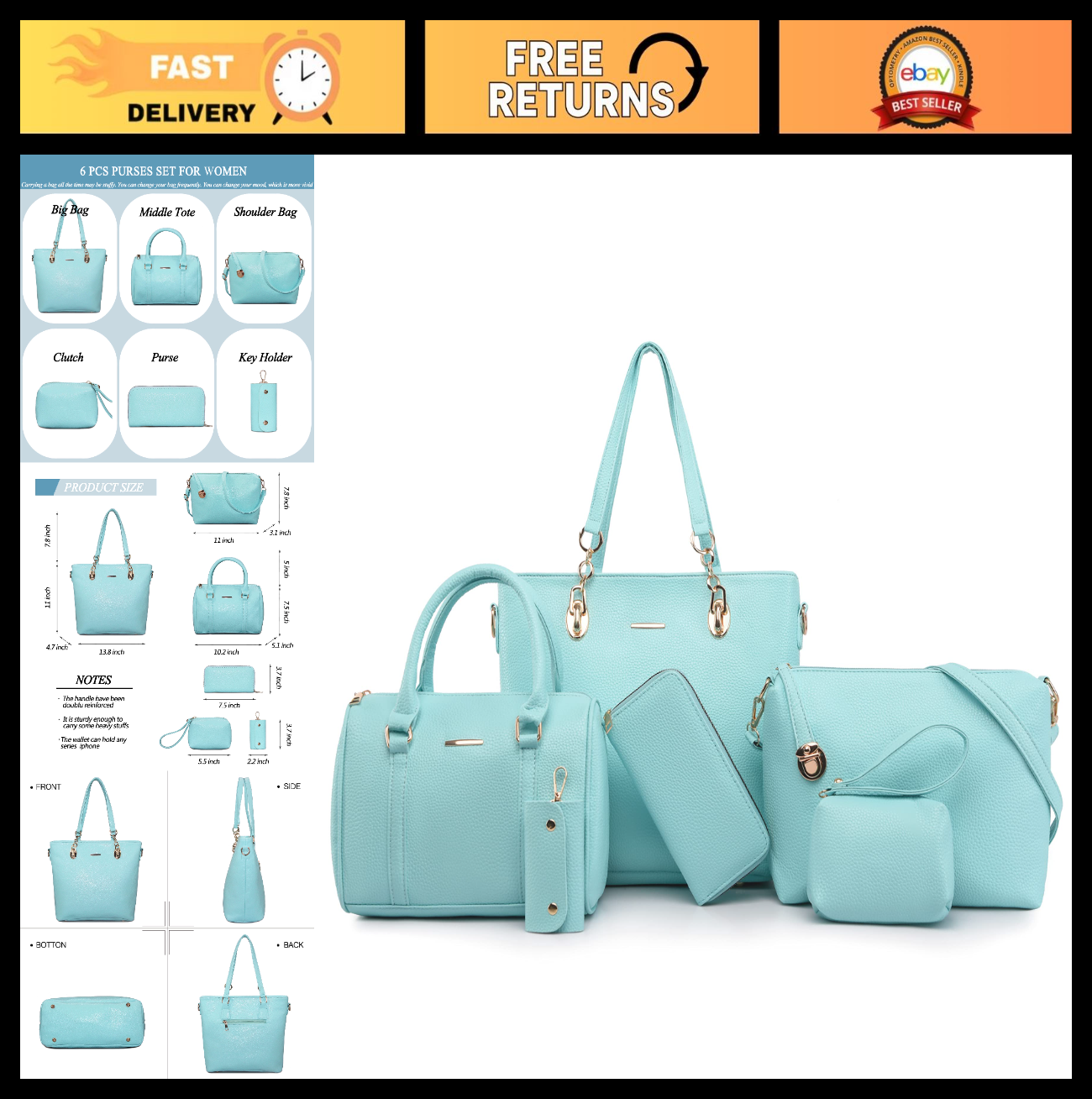 Designer Handbags for Women - Satchel Shoulder Tote Top Handle Purse - Stylish &0